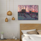 The Pink Sky II Gallery-Wrapped Canvas Wall Art