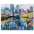 Boston Harbor Gallery-Wrapped Canvas Wall Art