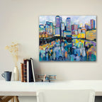 Boston Harbor Gallery-Wrapped Canvas Wall Art