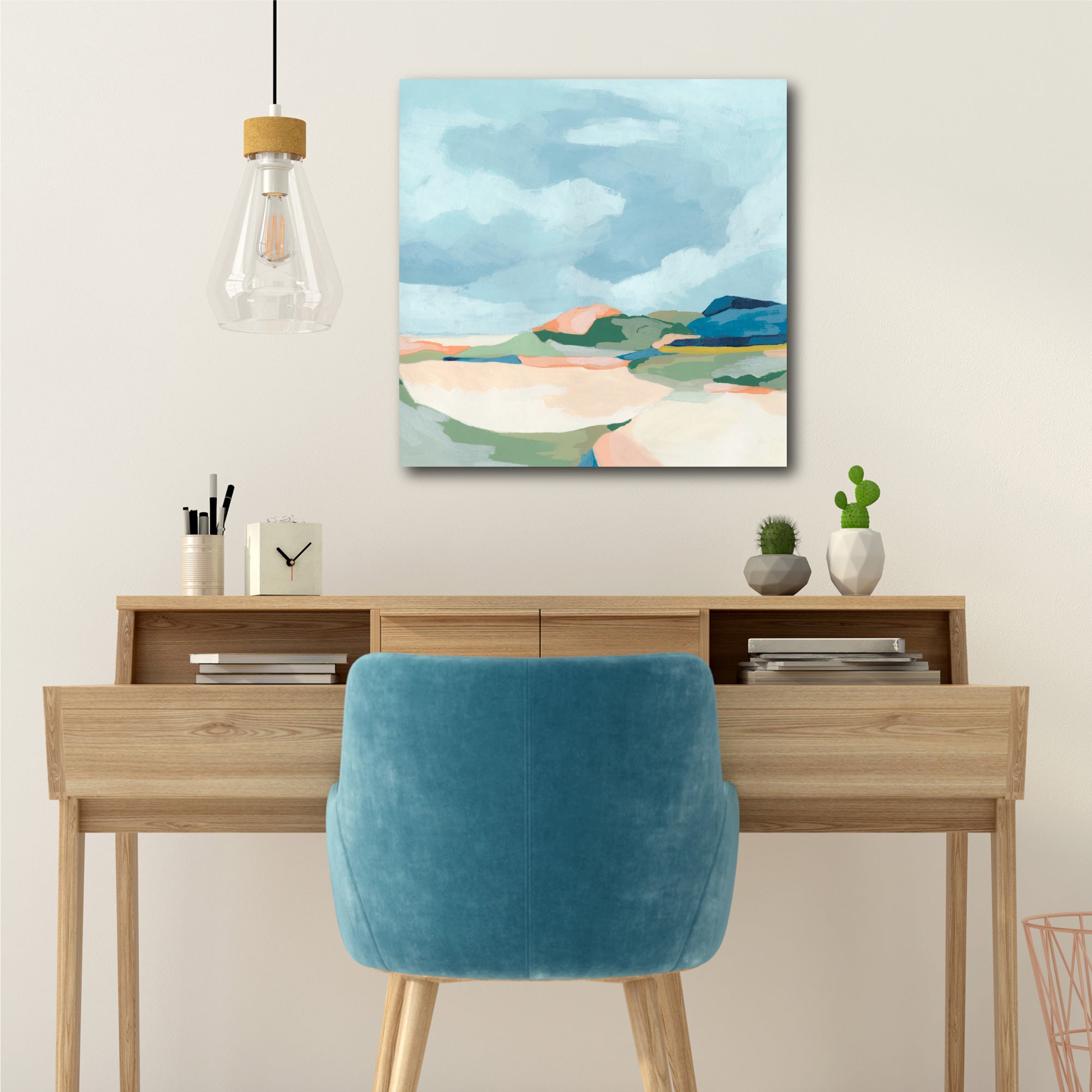 Valley Vista II Gallery-Wrapped Canvas Wall Art