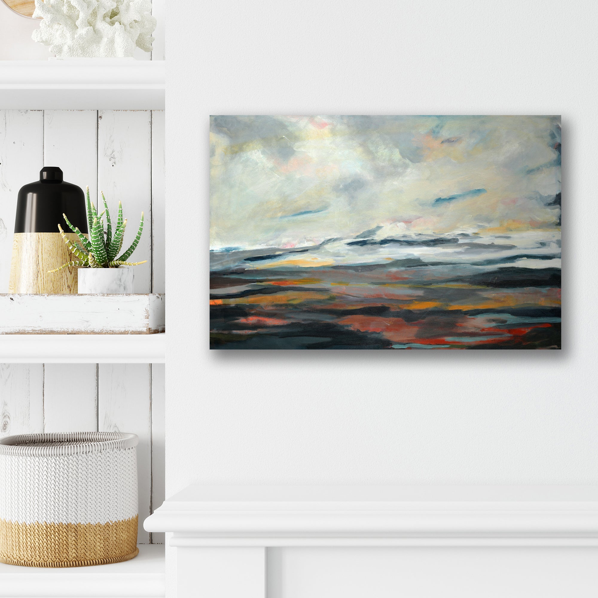 Looking West Gallery-Wrapped Canvas Wall Art