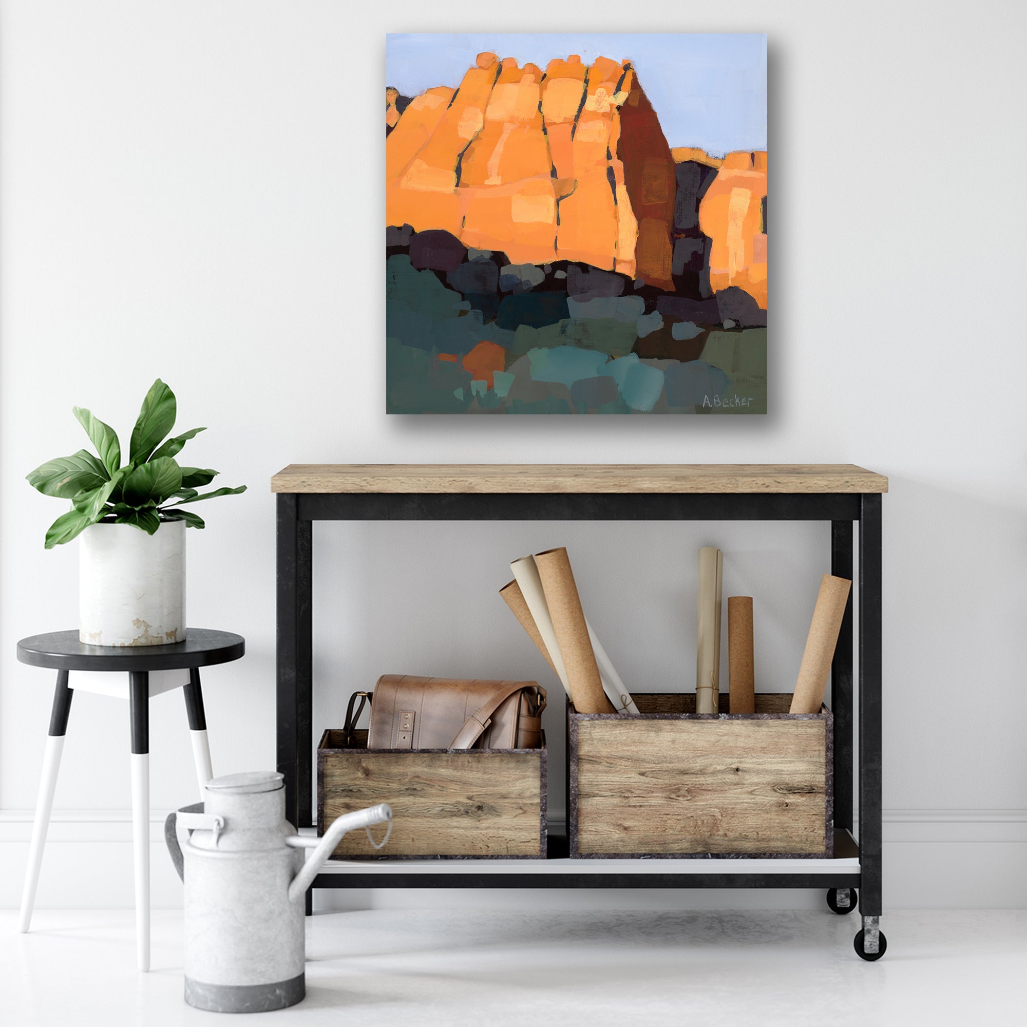Red Rock Gallery-Wrapped Canvas Wall Art