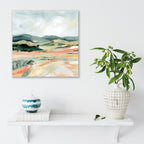 Vermillion Landscape I Gallery-Wrapped Canvas Wall Art