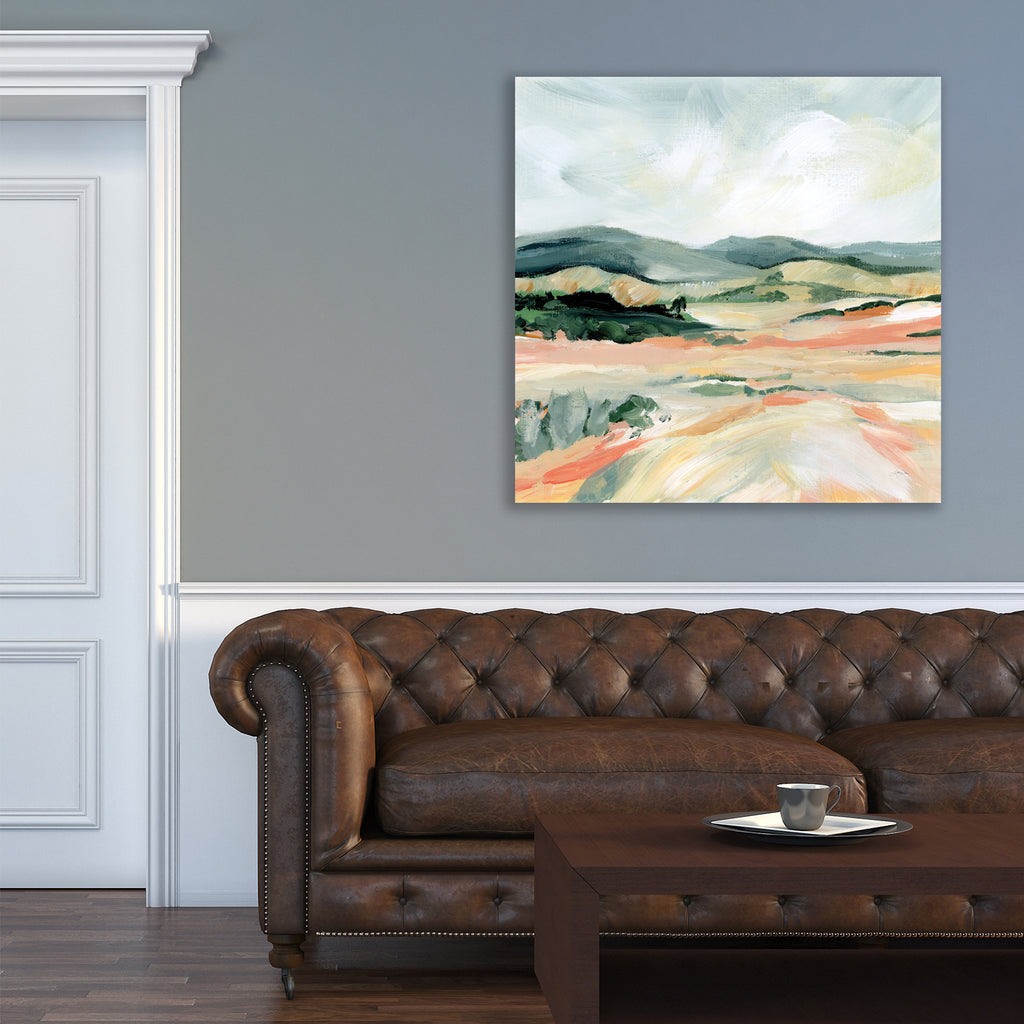 Vermillion Landscape I Gallery-Wrapped Canvas Wall Art