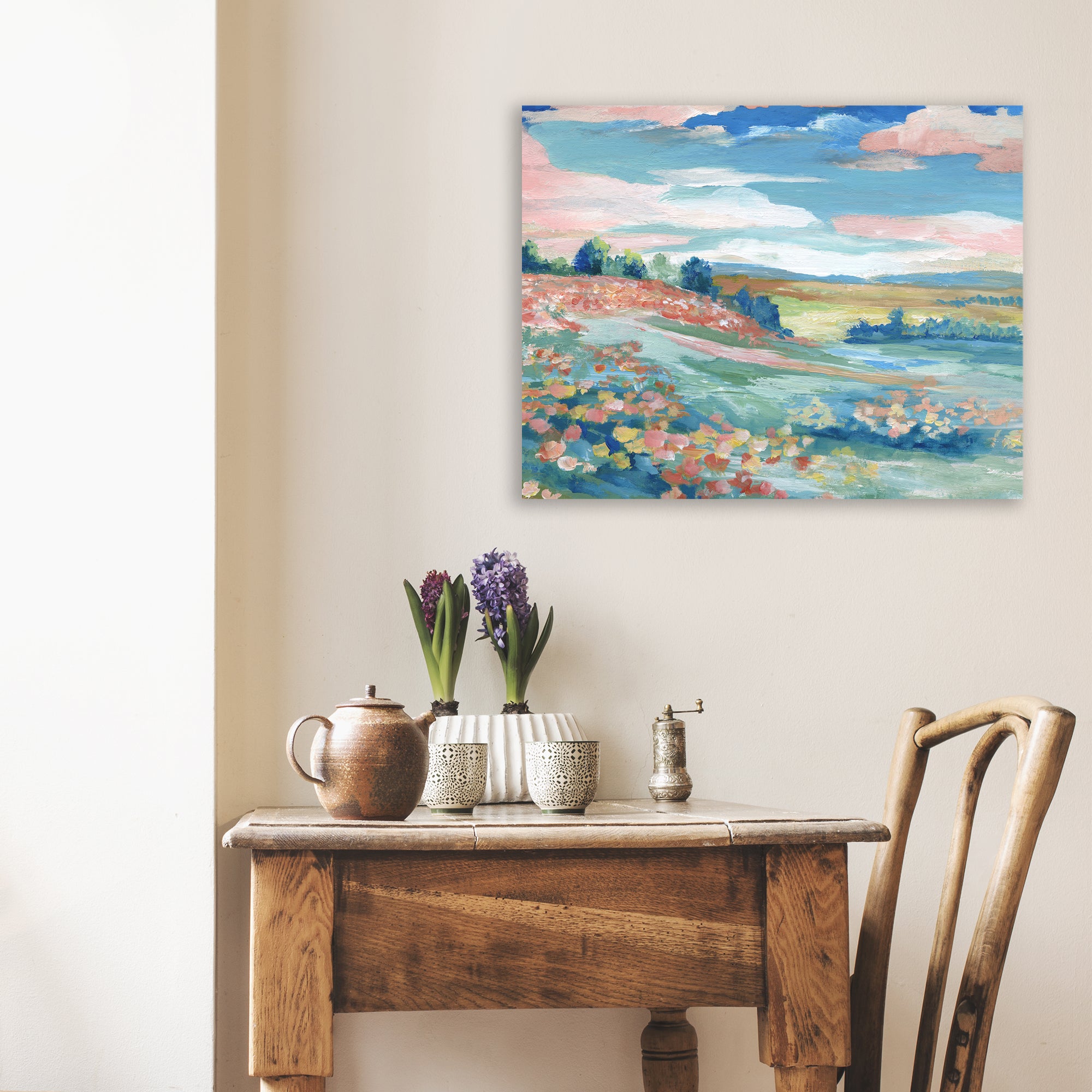 Pastoral View Gallery-Wrapped Canvas Wall Art