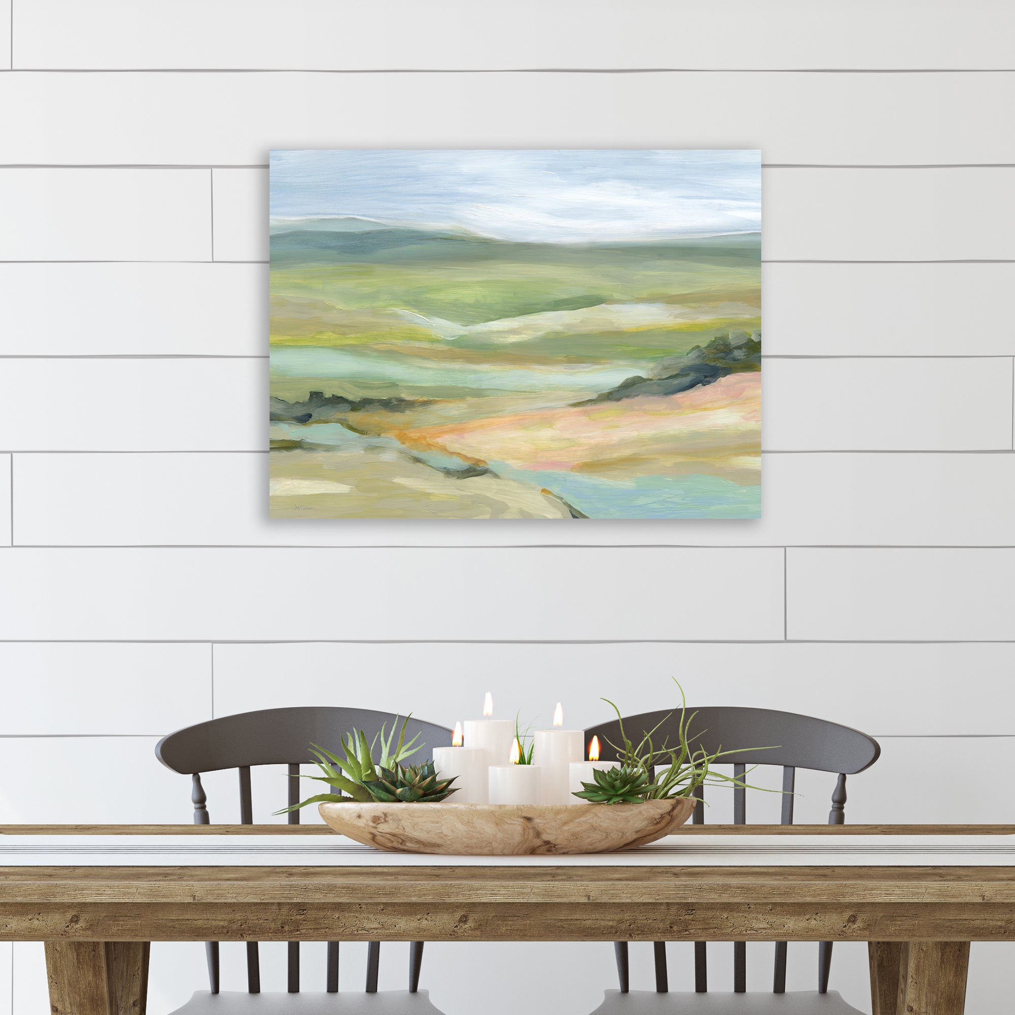 River Valley Gallery-Wrapped Canvas Wall Art