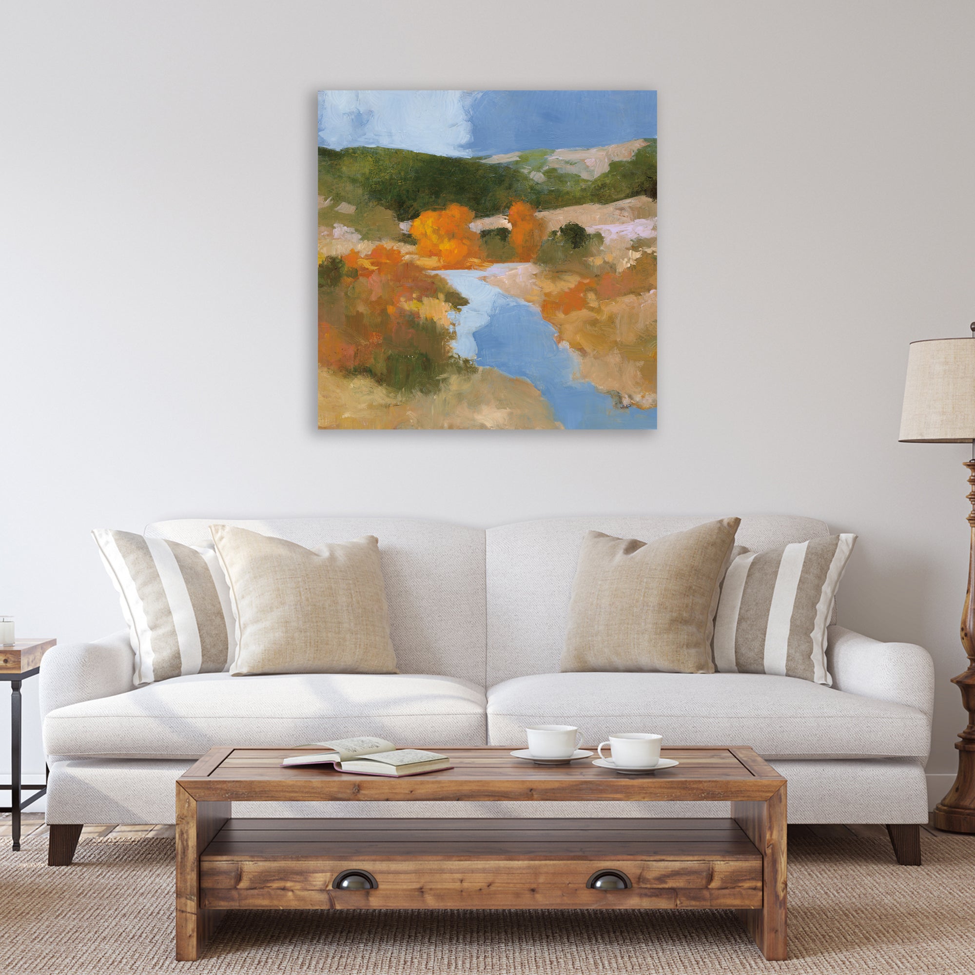 Autumn in the West Gallery-Wrapped Canvas Wall Art