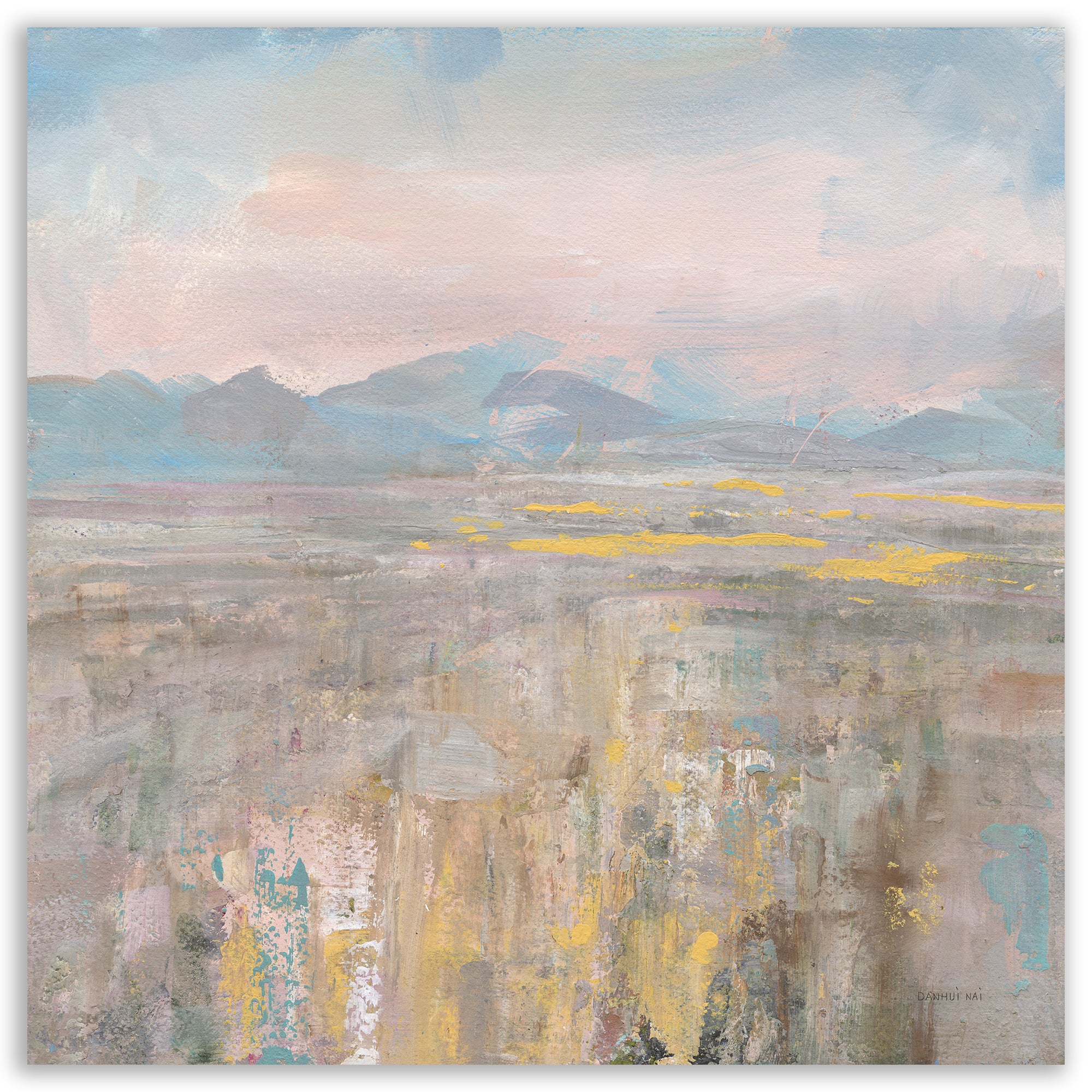Distant Mountains Gallery-Wrapped Canvas Wall Art