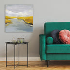 Maine Fall River Gallery-Wrapped Canvas Wall Art