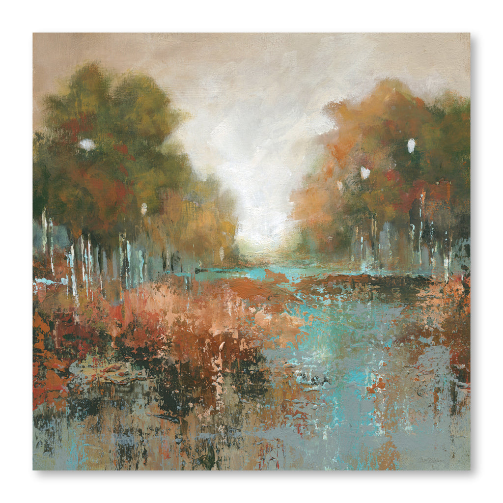 Autumn Walk Gallery-Wrapped Canvas Wall Art