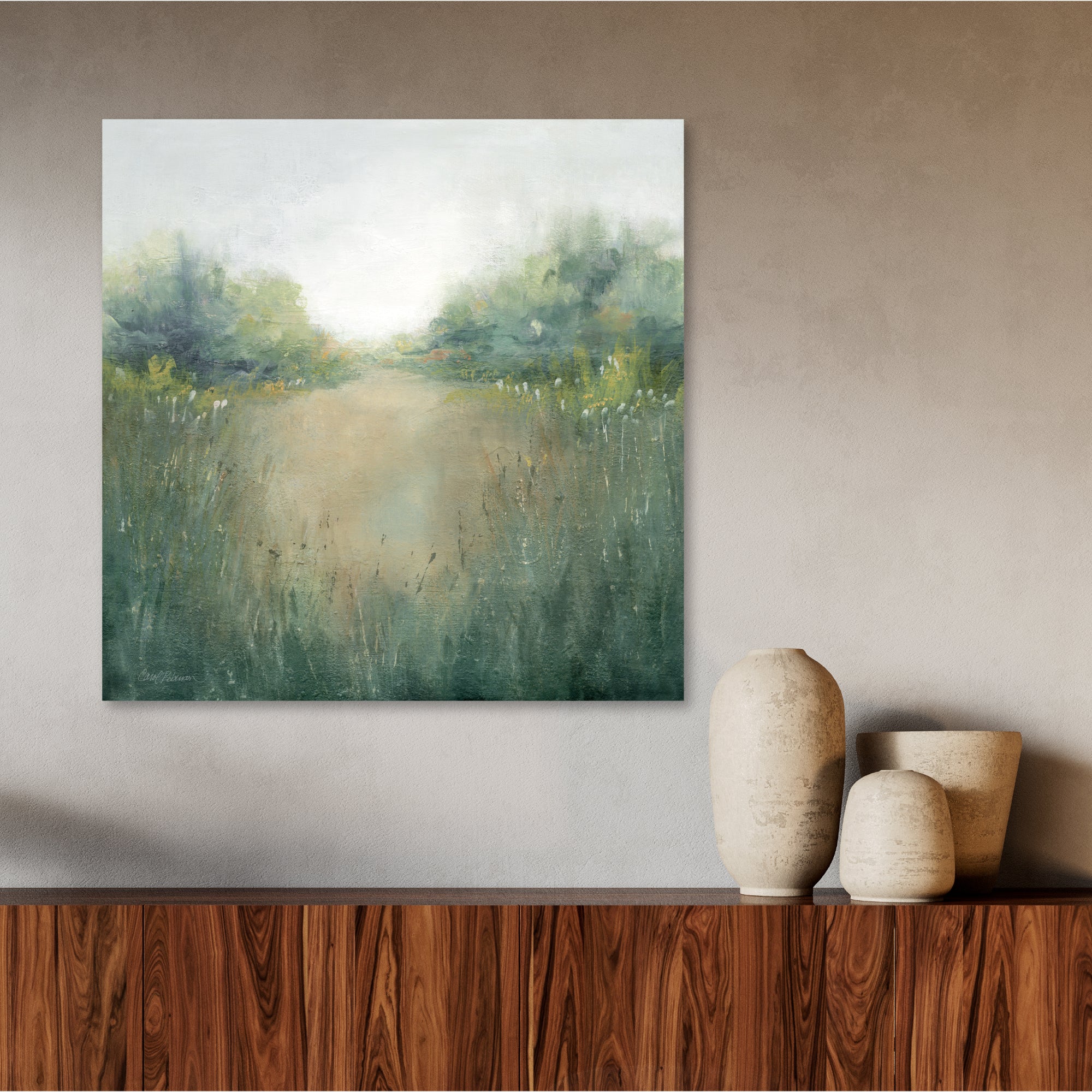 Sunrise Morning Gallery-Wrapped Canvas Wall Art