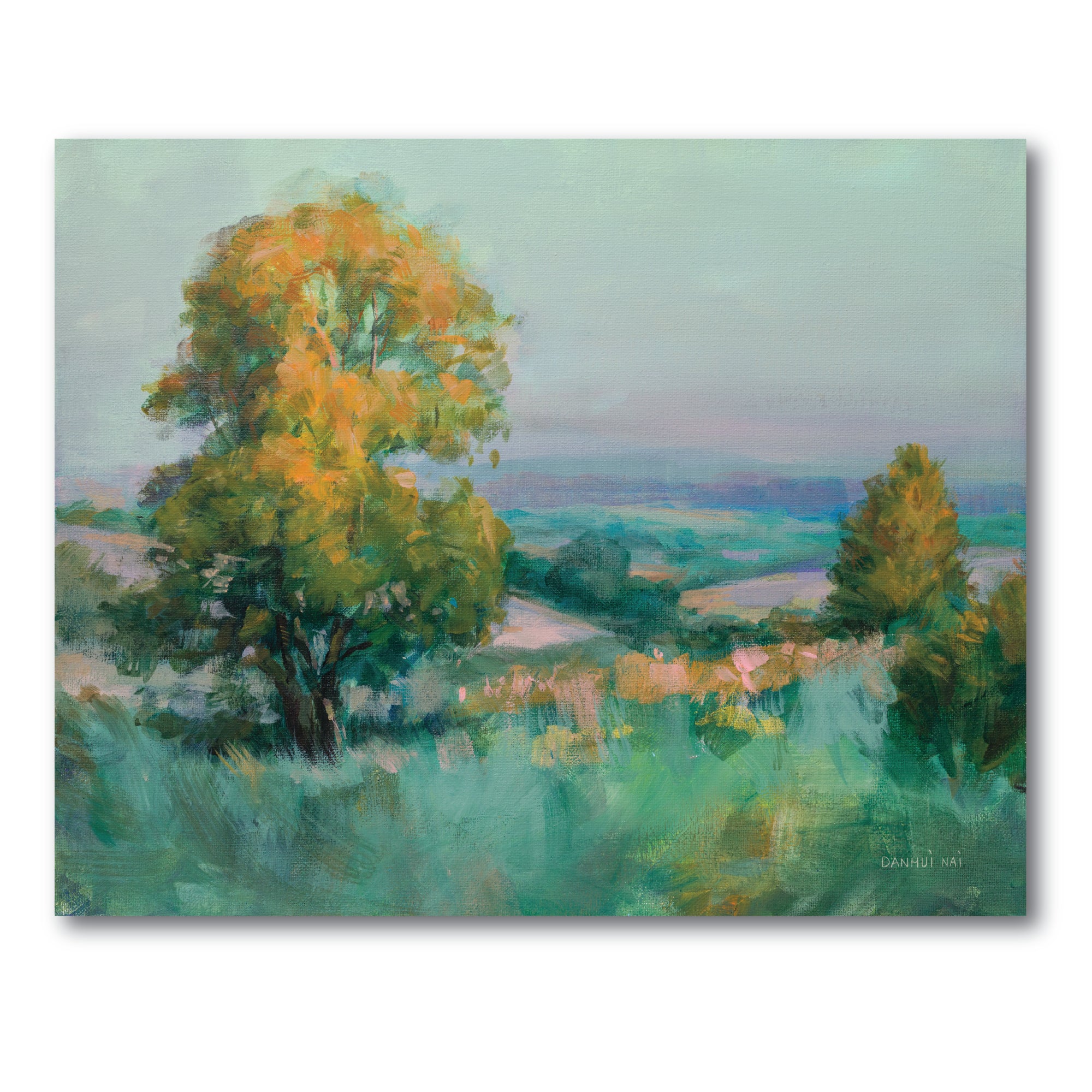 Hilltop Oak Gallery-Wrapped Canvas Wall Art