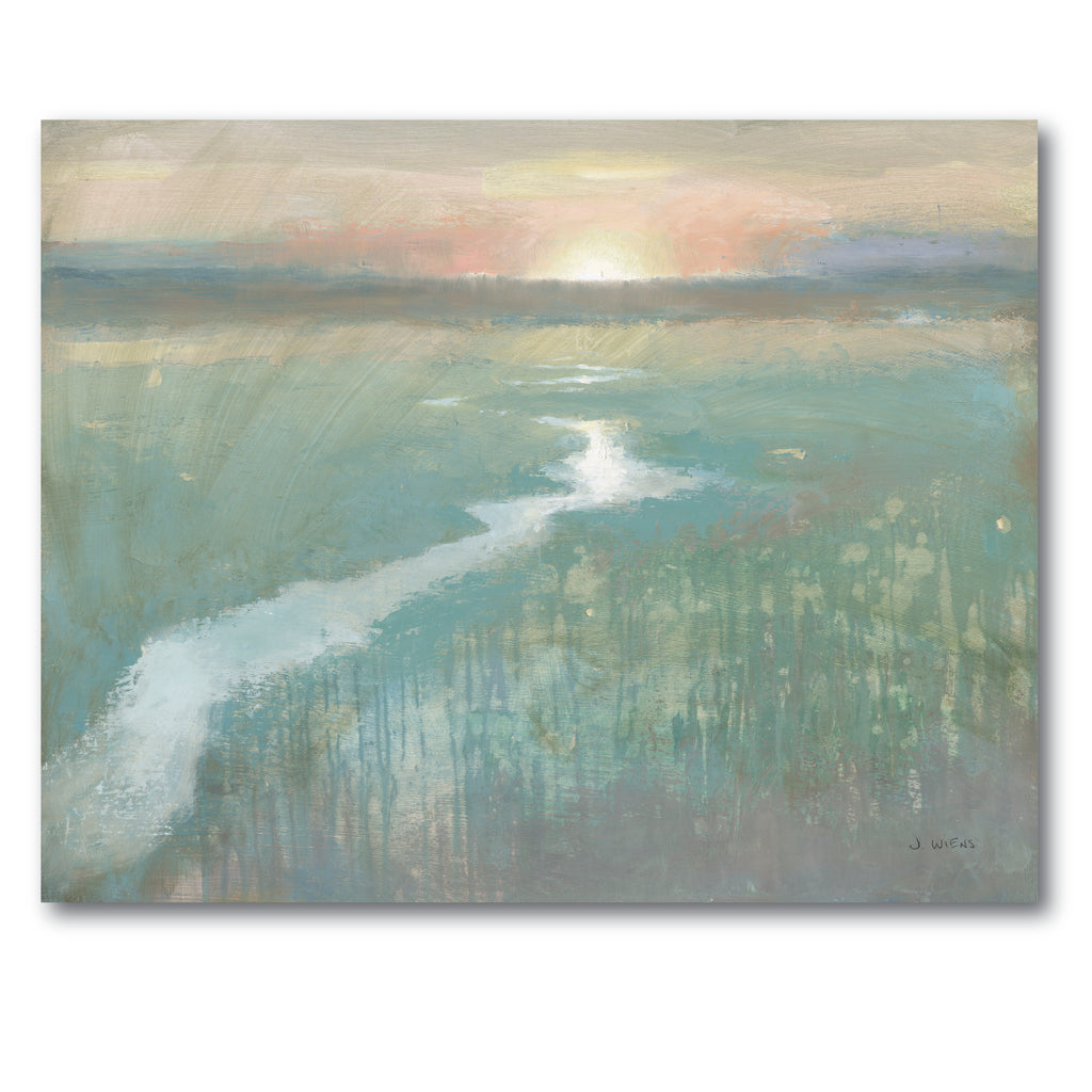 Evening Stream Gallery-Wrapped Canvas Wall Art