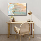 Back Bay Sandpipers Gallery-Wrapped Canvas Wall Art