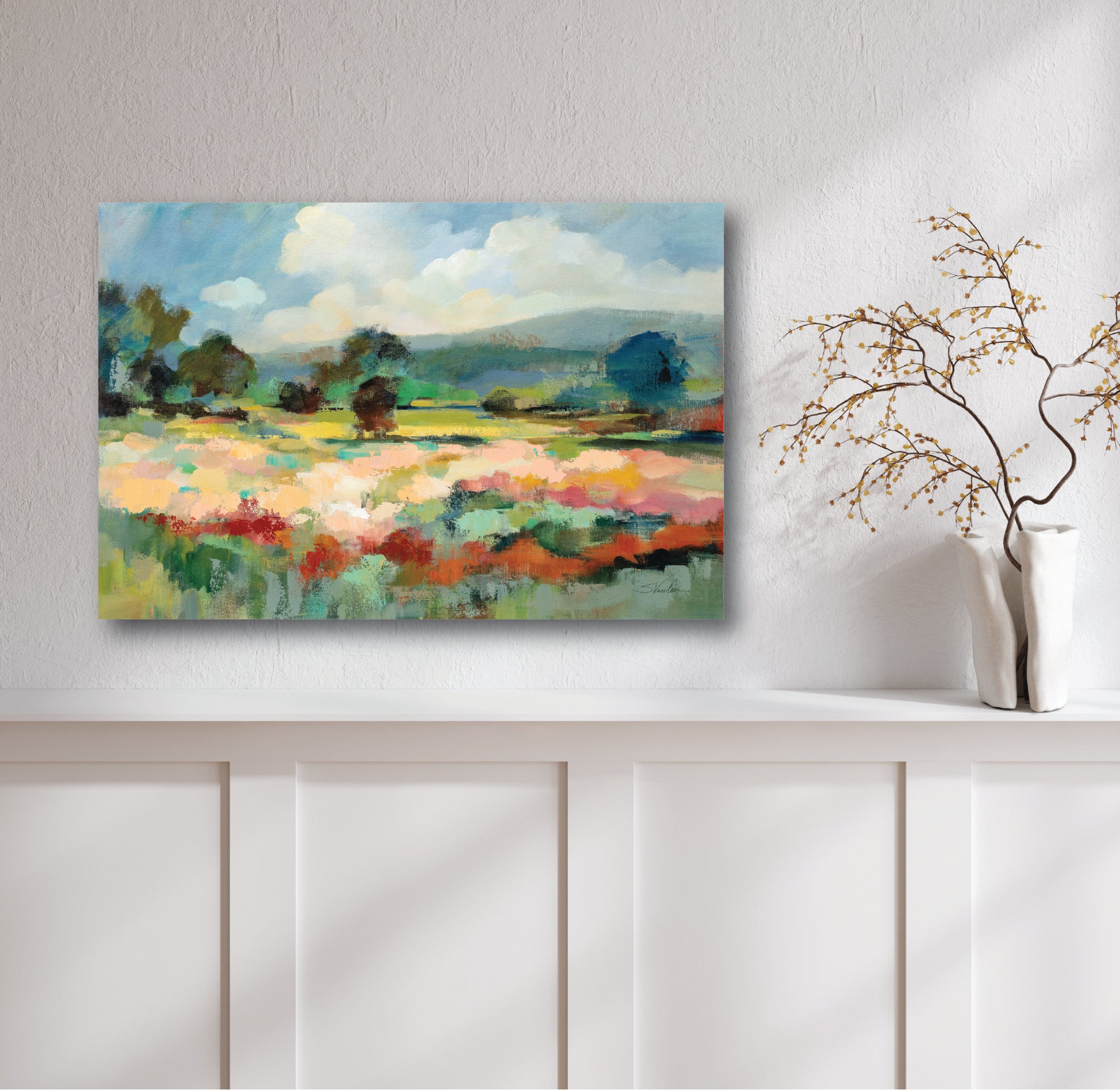 Before the Summer Rain Gallery-Wrapped Canvas Wall Art