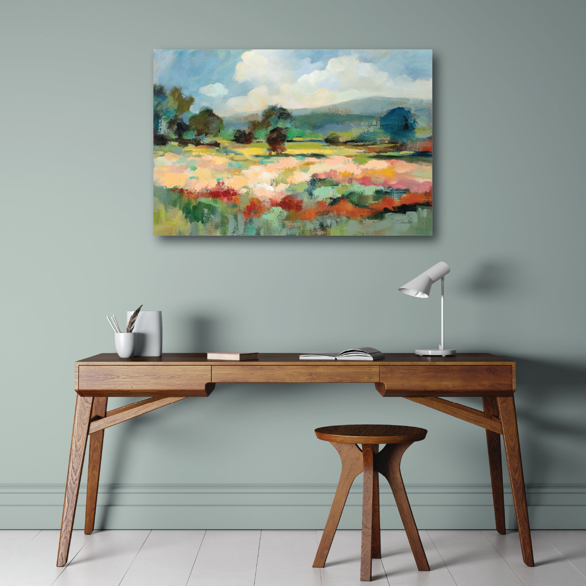 Before the Summer Rain Gallery-Wrapped Canvas Wall Art