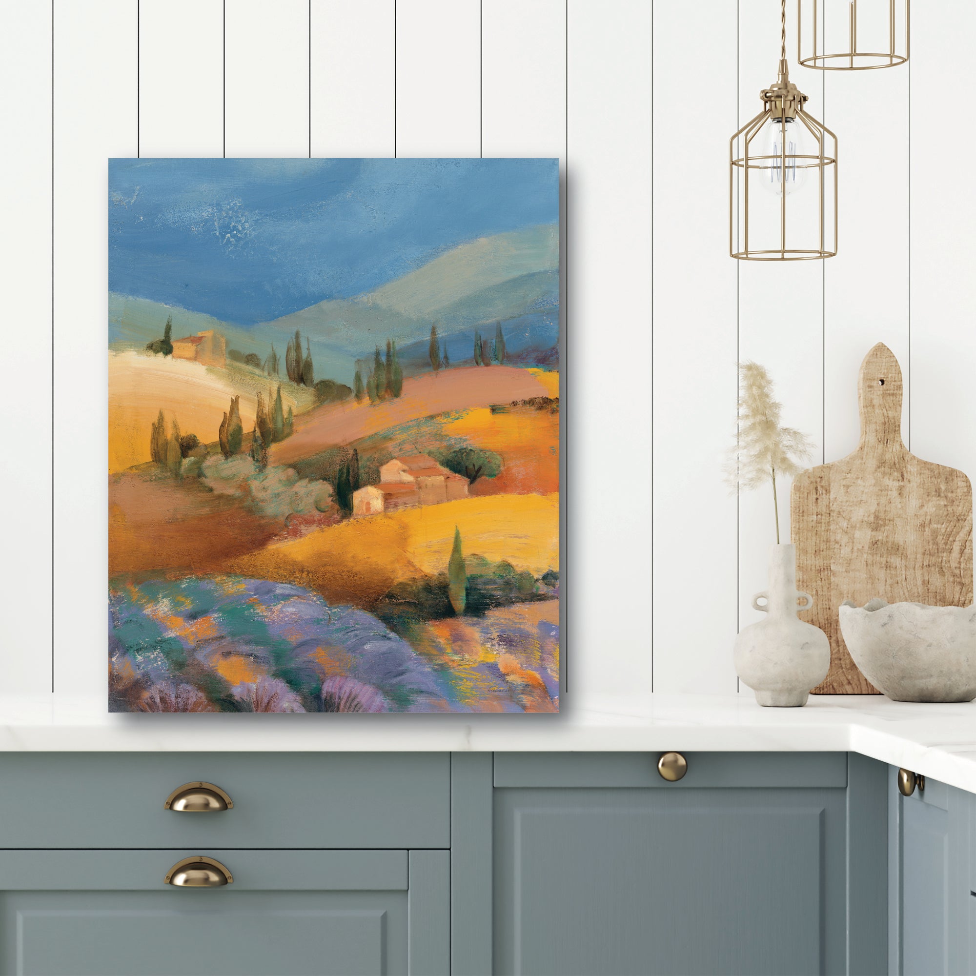 Tuscan Fields I Gallery-Wrapped Canvas Wall Art