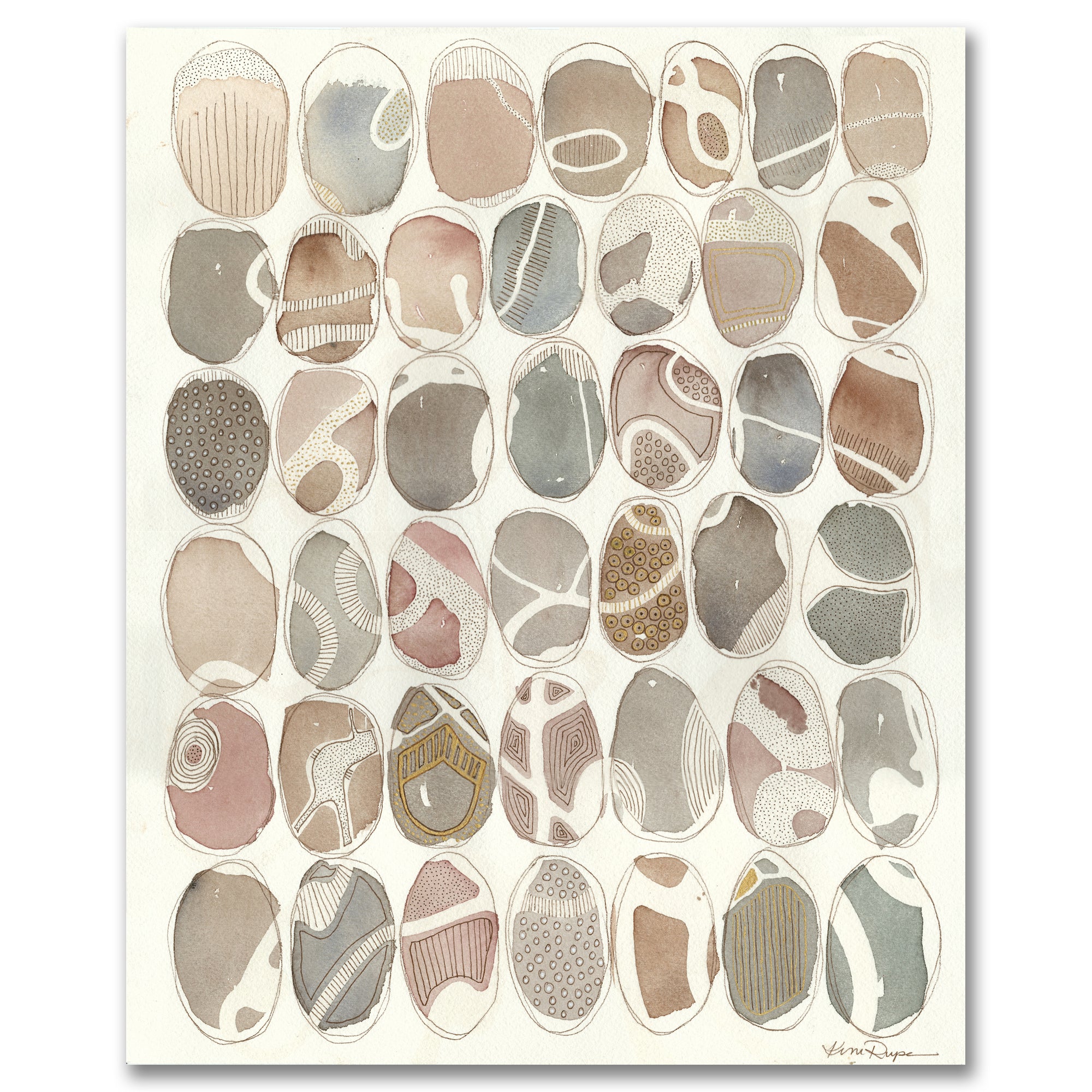 Painted Rock - Gallery Wrapped Canvas