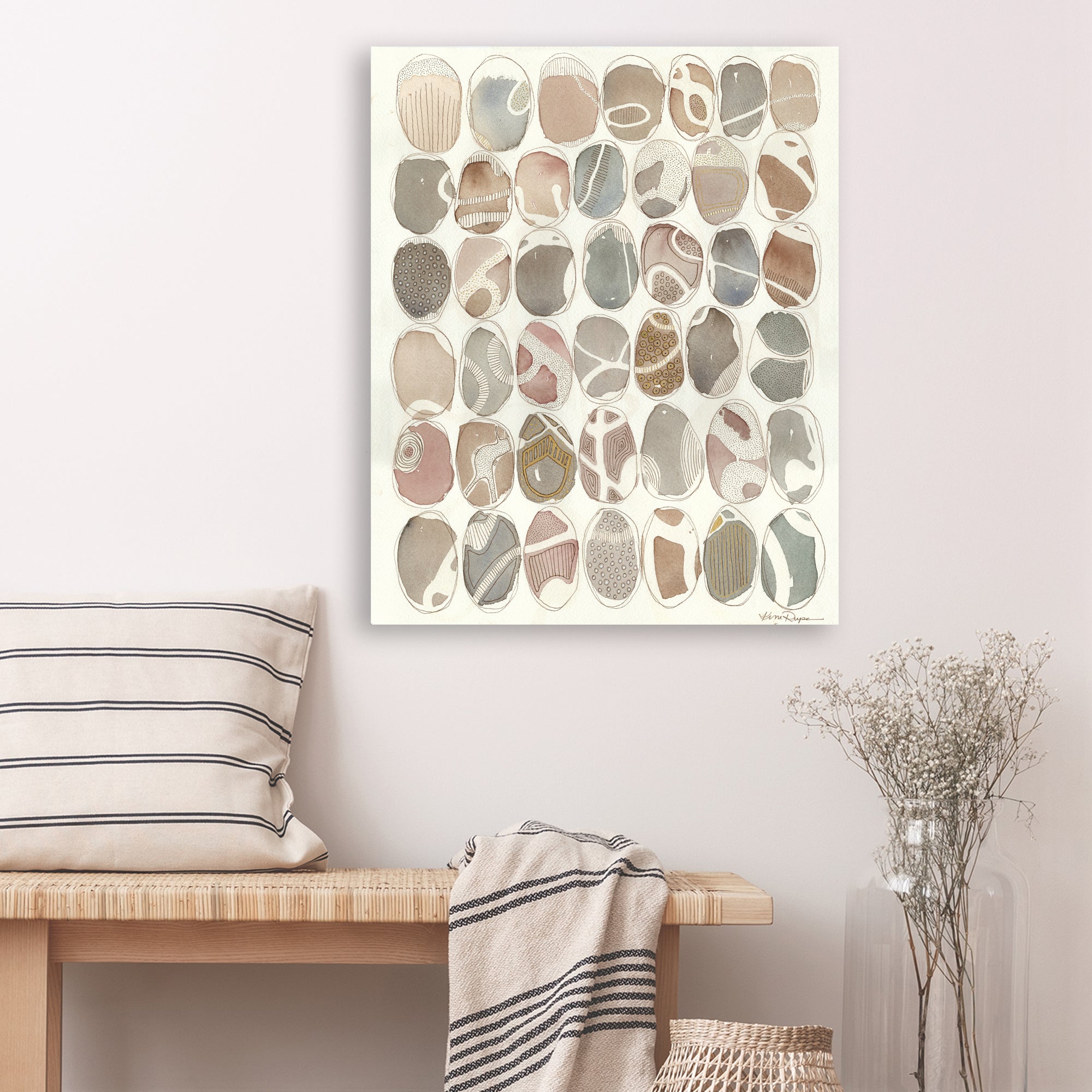 Painted Rock - Gallery Wrapped Canvas
