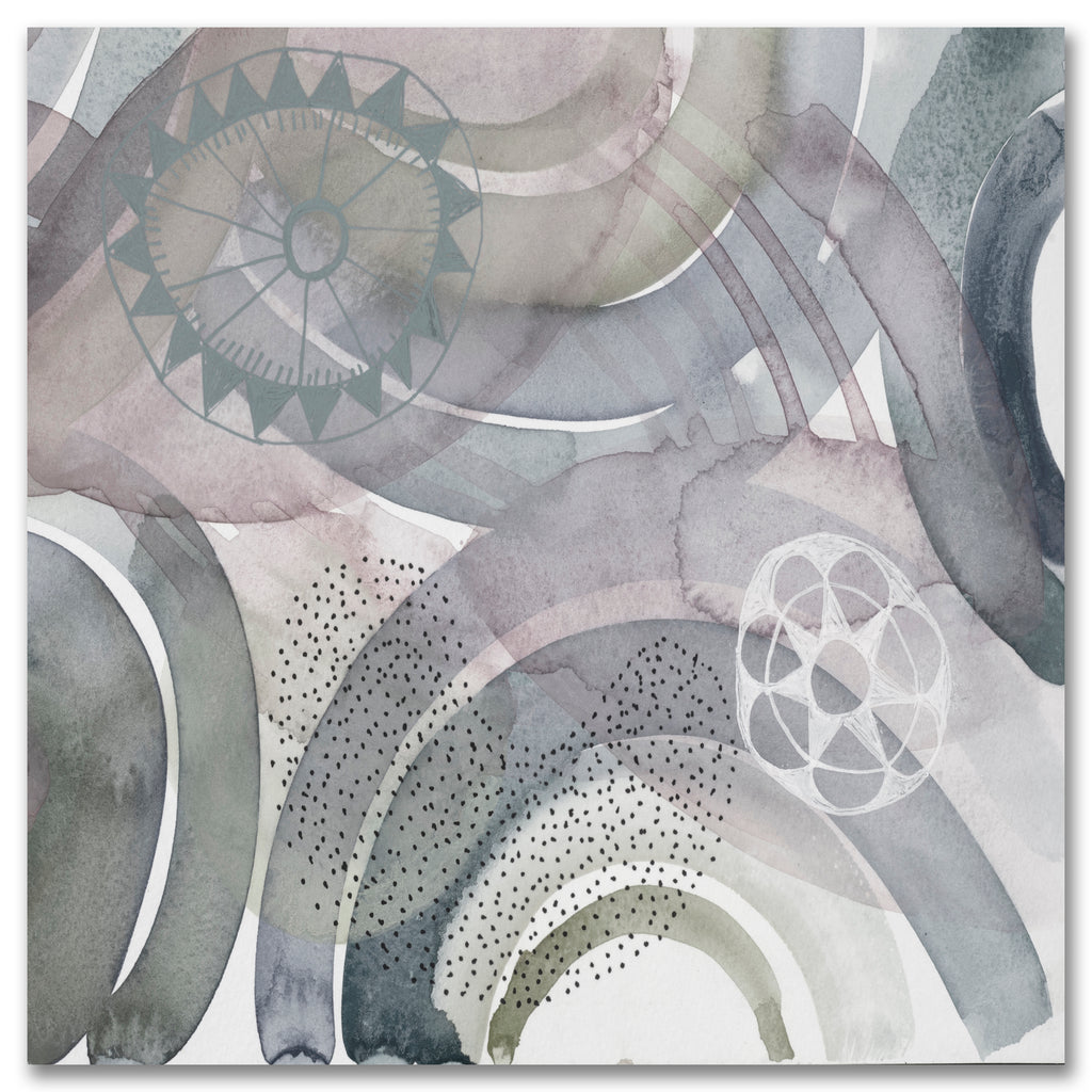 Joyful Rings II - Gallery Wrapped Canvas