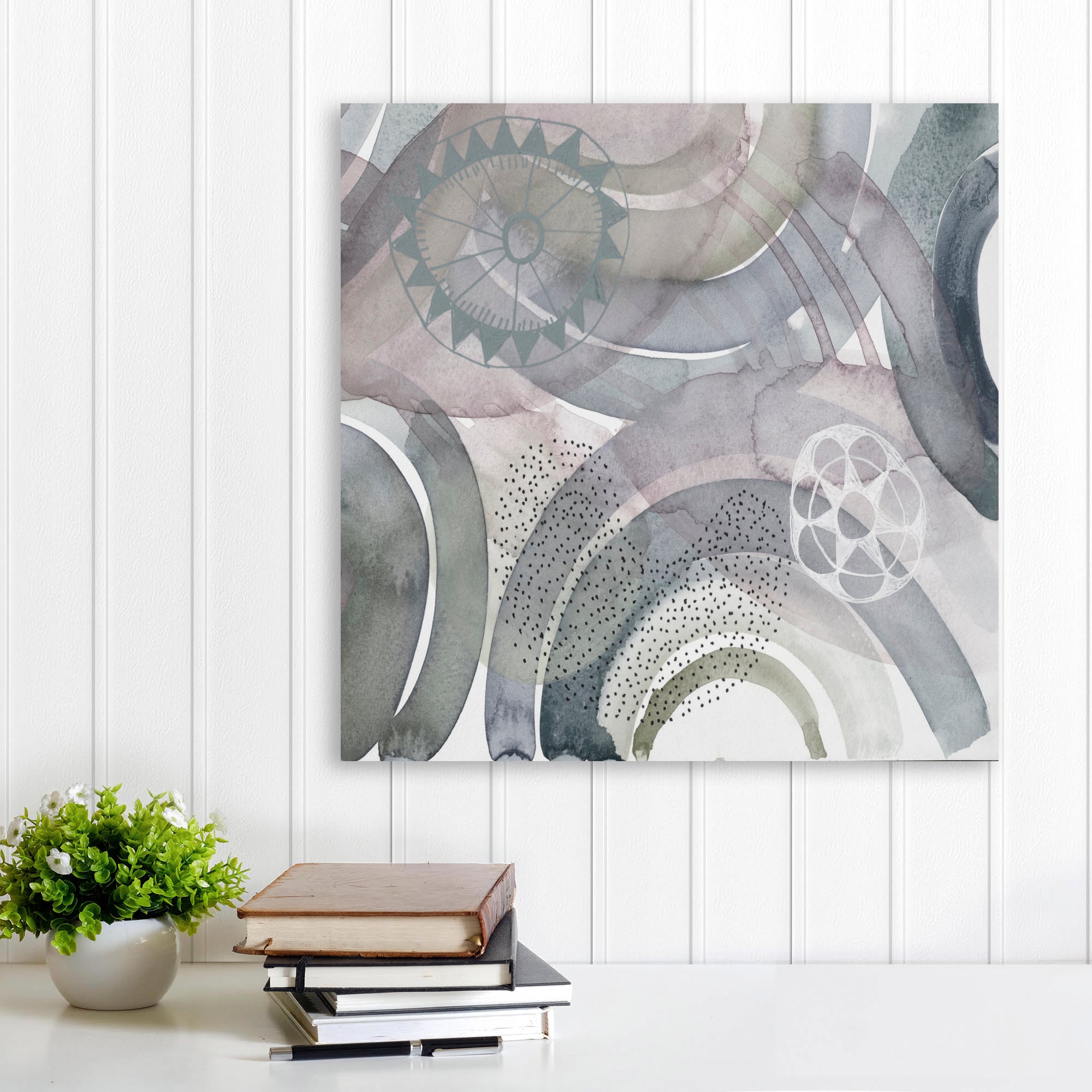 Joyful Rings II - Gallery Wrapped Canvas