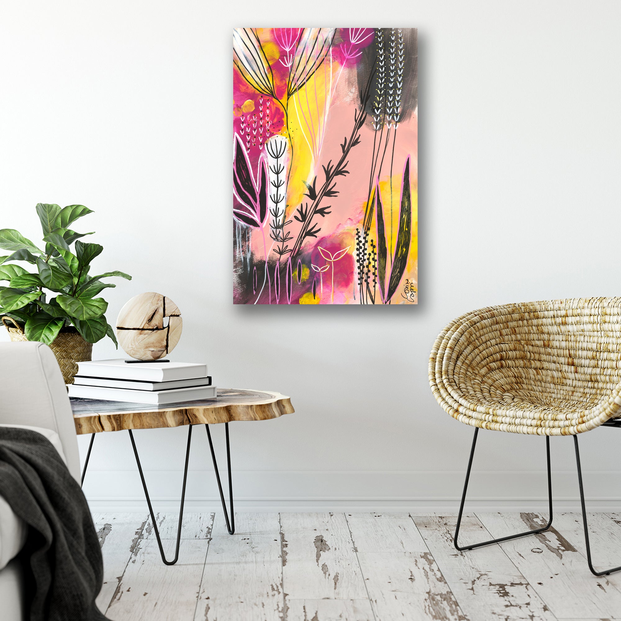 Spring In Pink - Gallery Wrapped Canvas