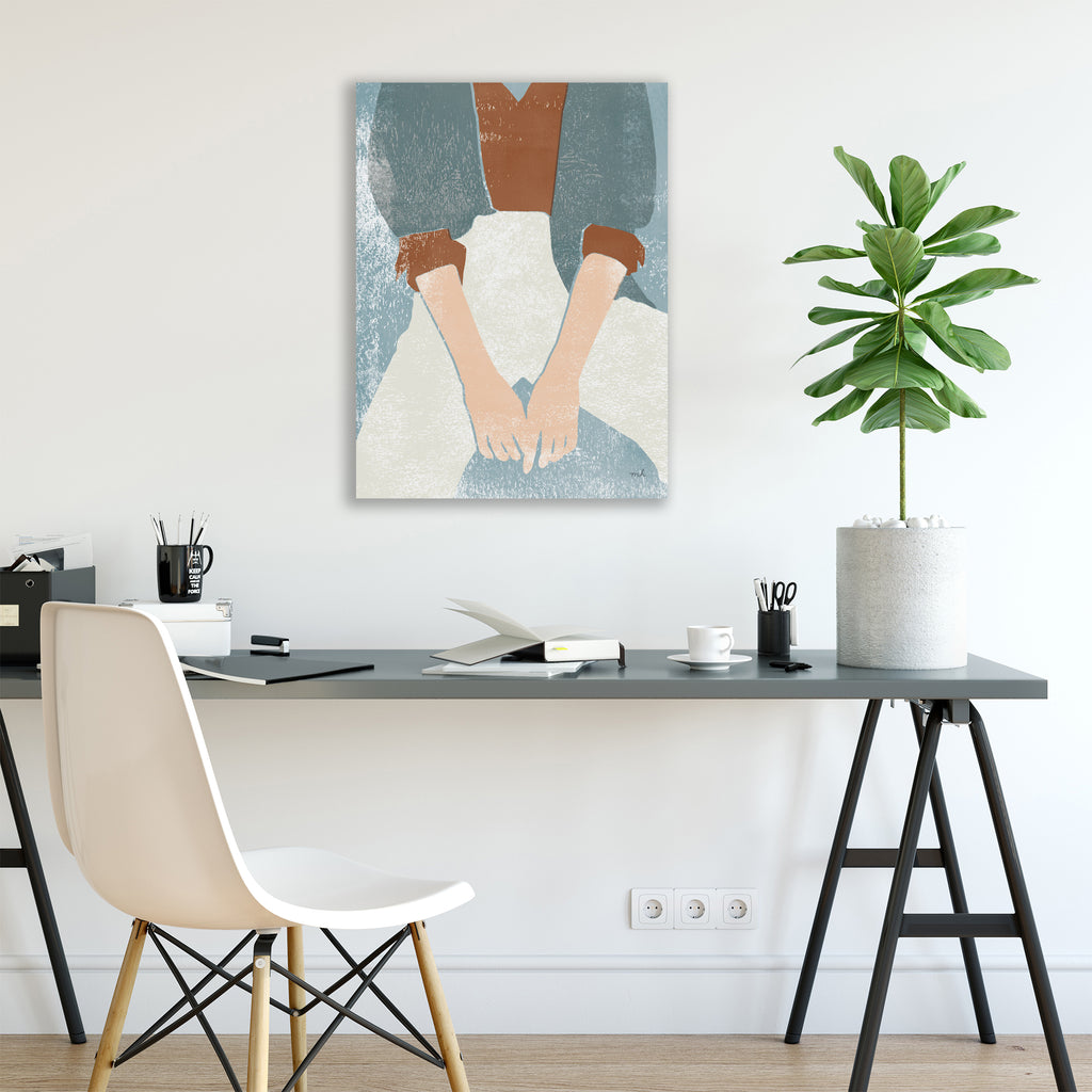 Casual II Crop - Gallery Wrapped Canvas