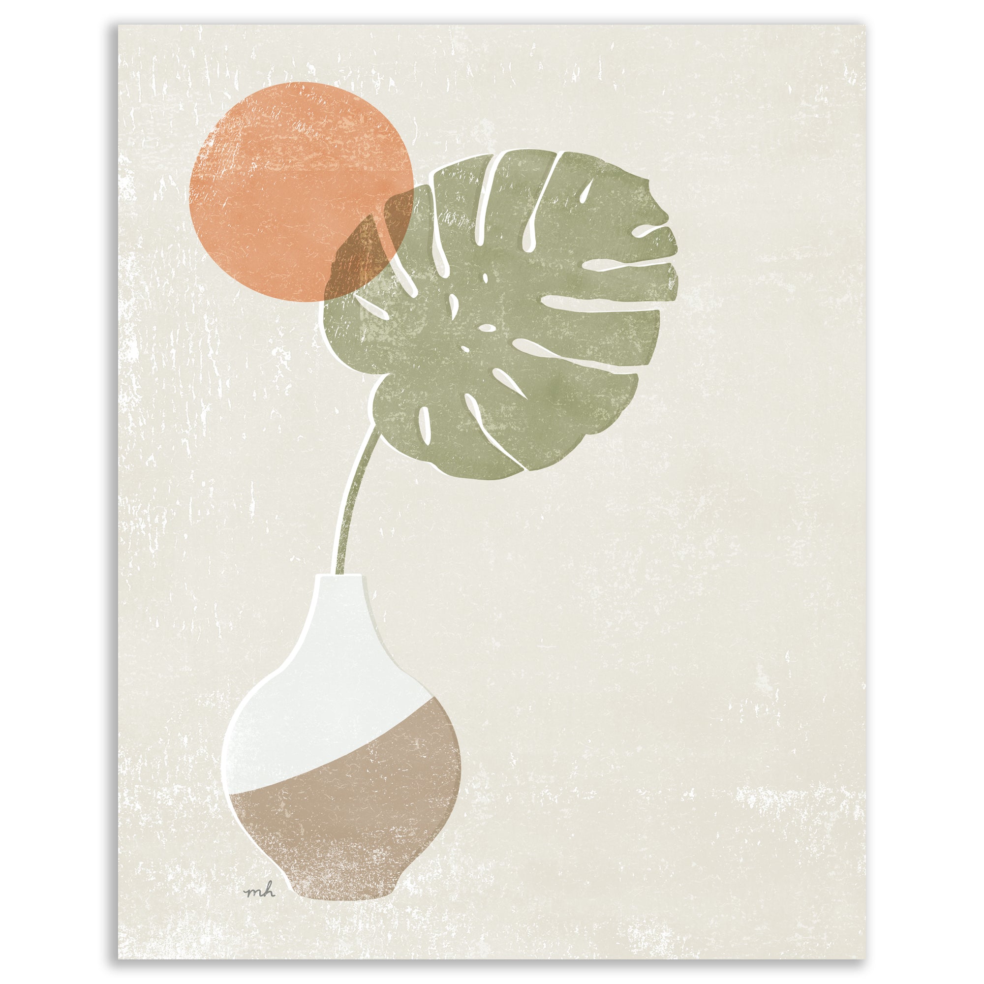 Sun Palm I - Gallery Wrapped Canvas