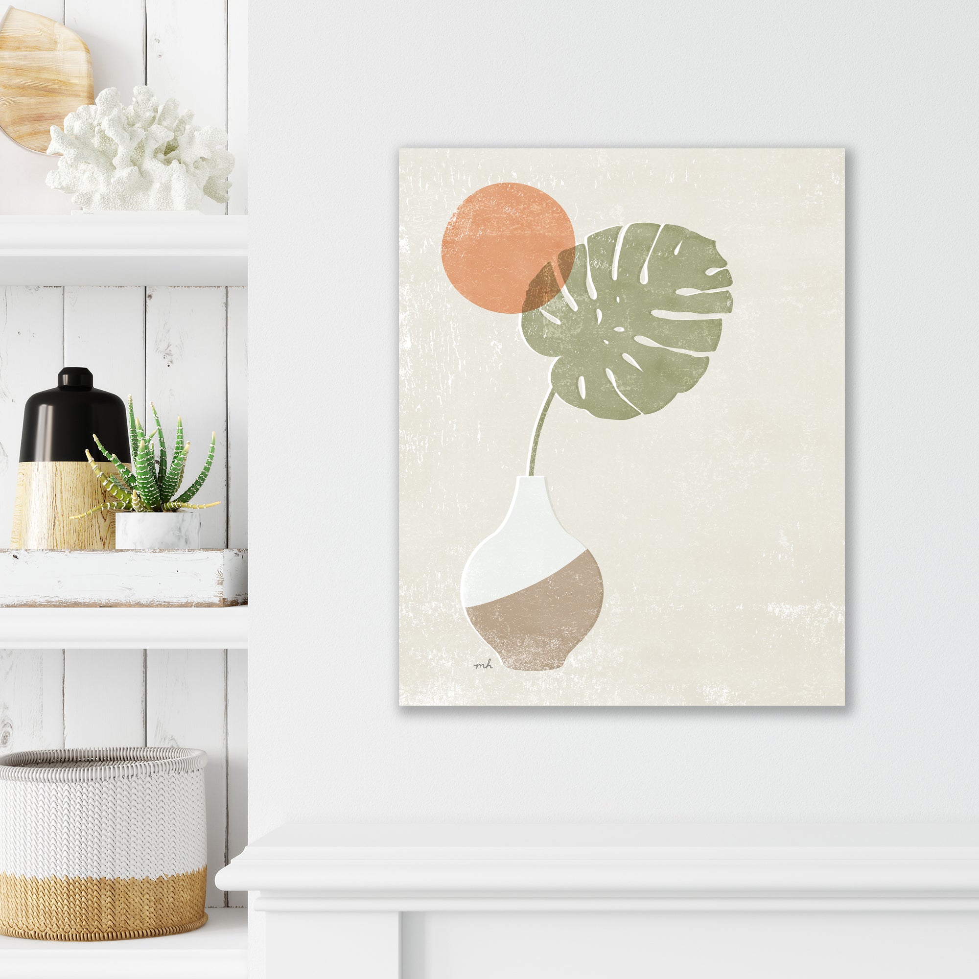 Sun Palm I - Gallery Wrapped Canvas