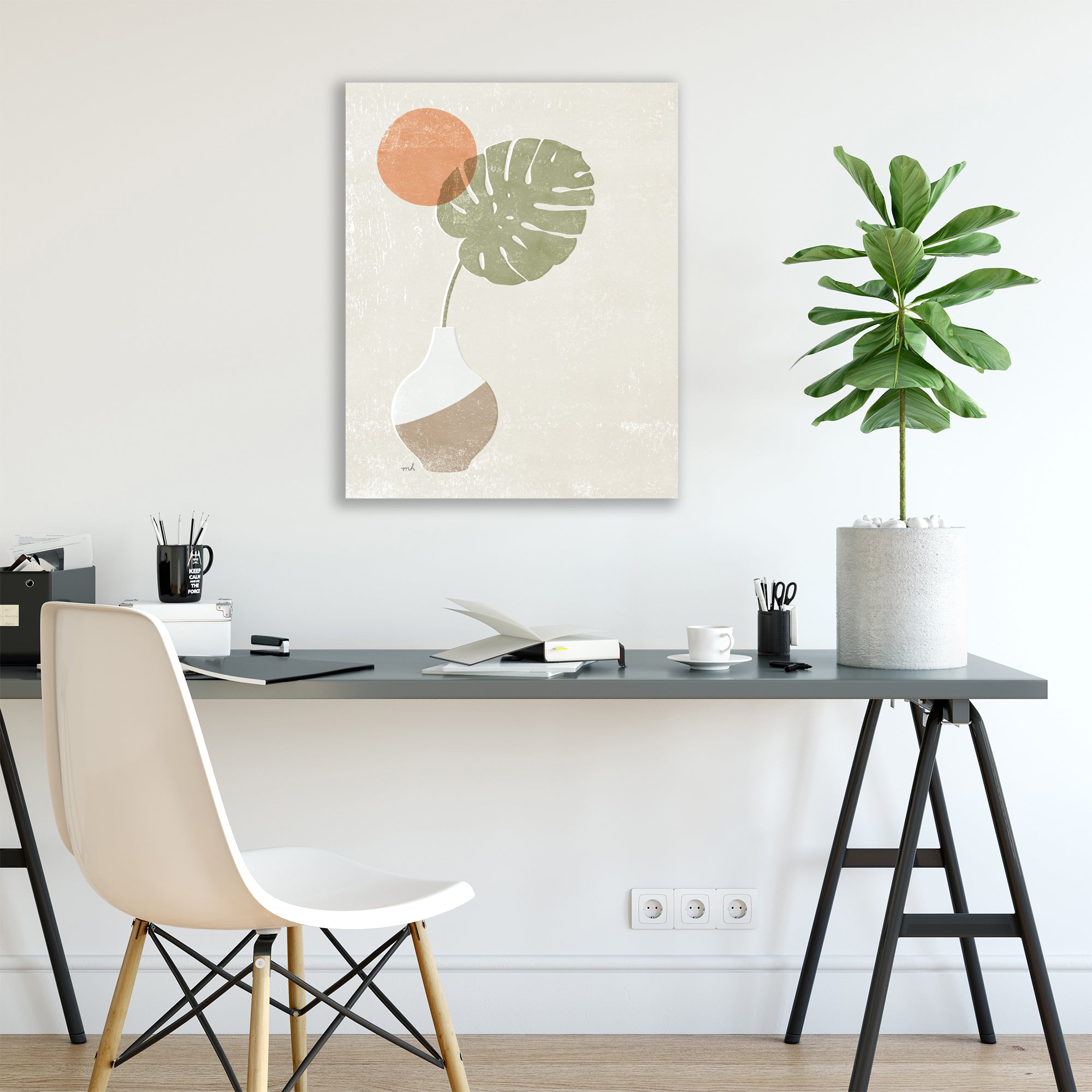 Sun Palm I - Gallery Wrapped Canvas
