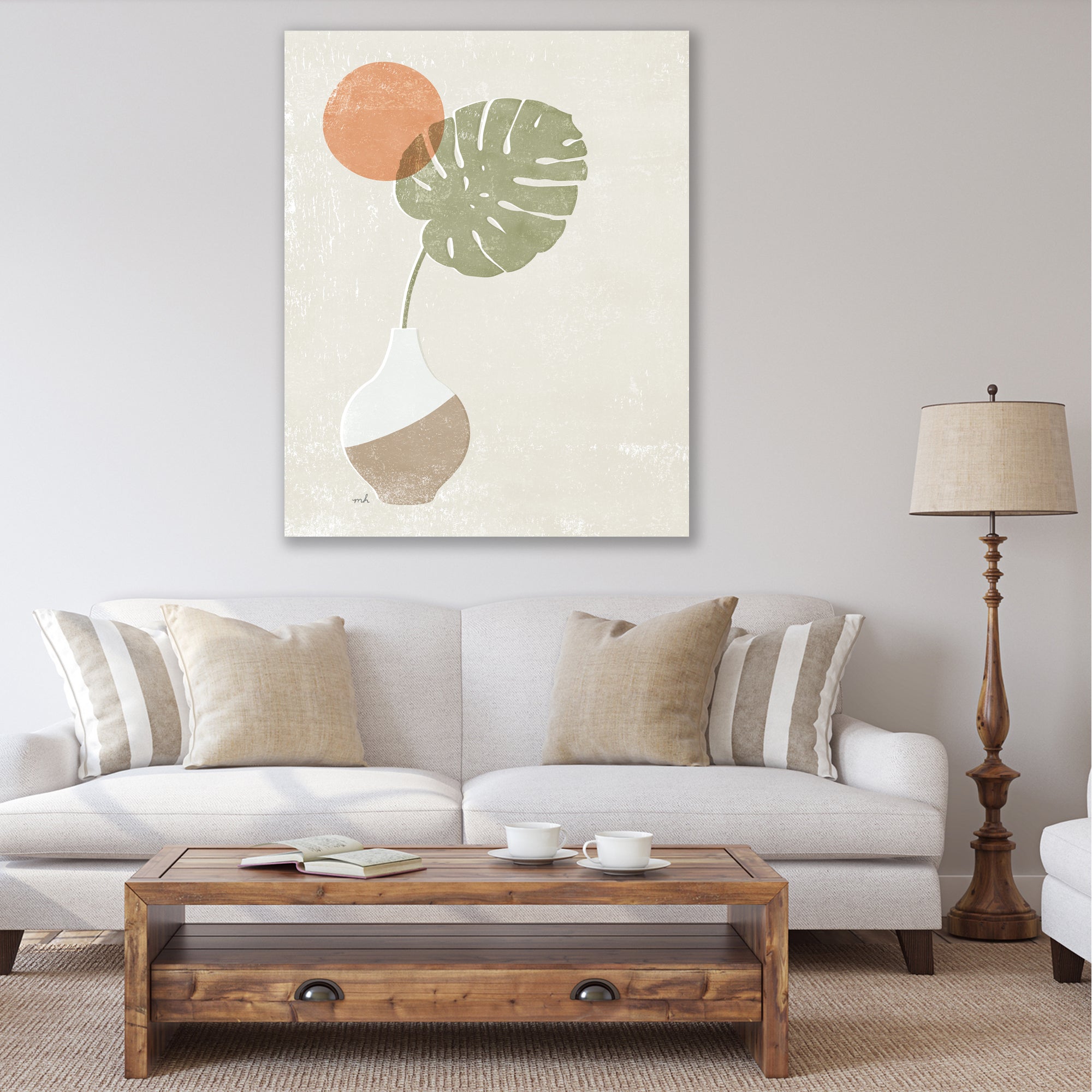 Sun Palm I - Gallery Wrapped Canvas