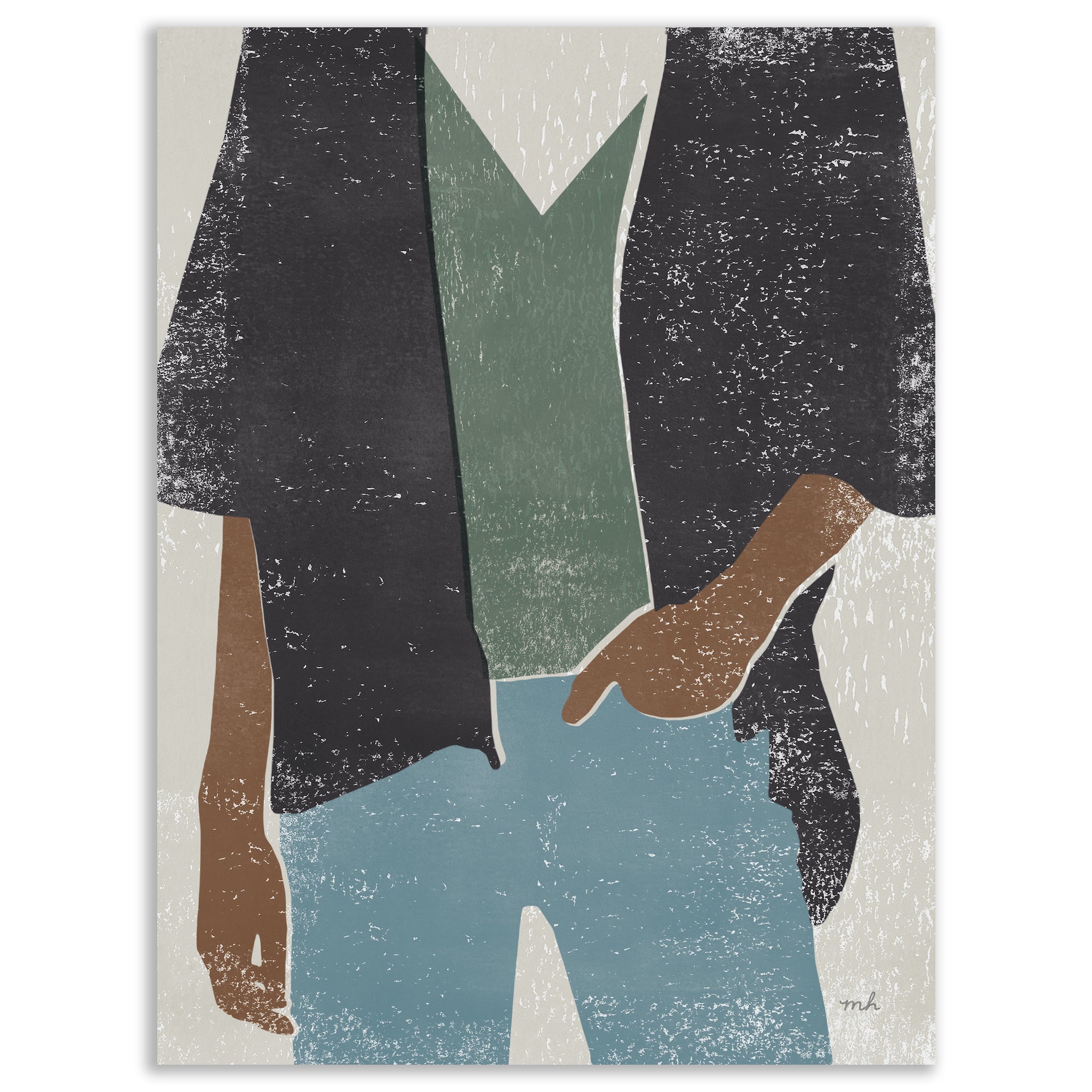 Casual I Crop - Gallery Wrapped Canvas