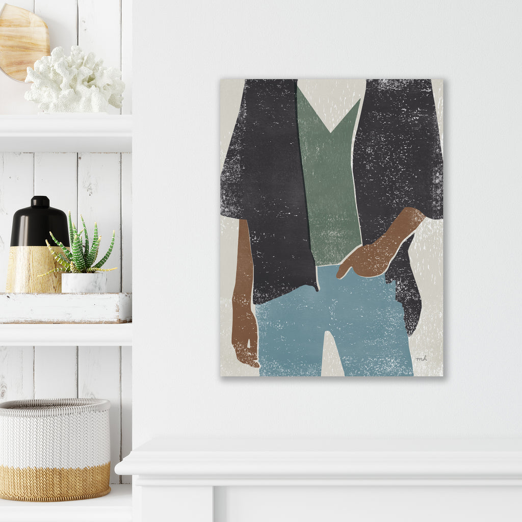 Casual I Crop - Gallery Wrapped Canvas