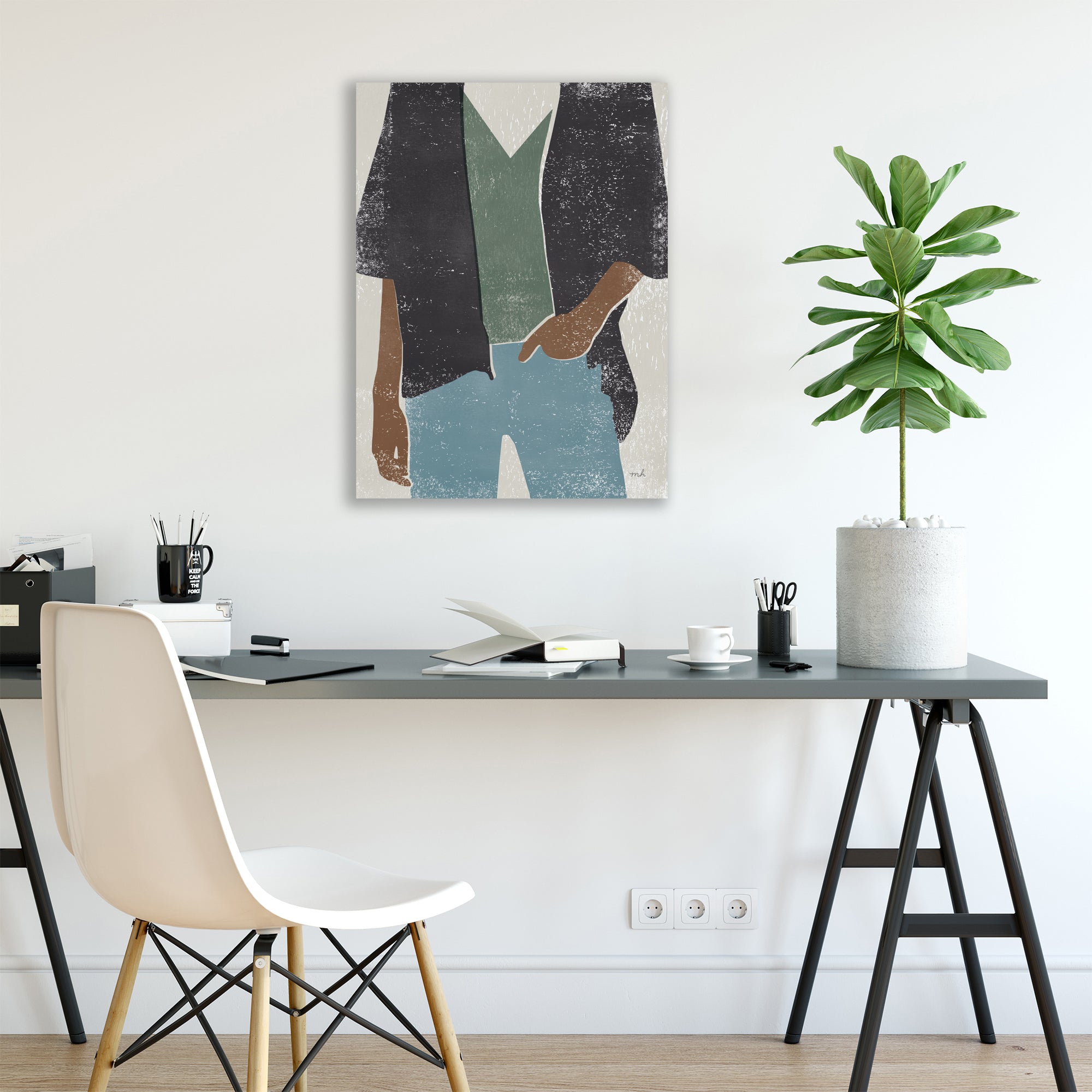 Casual I Crop - Gallery Wrapped Canvas