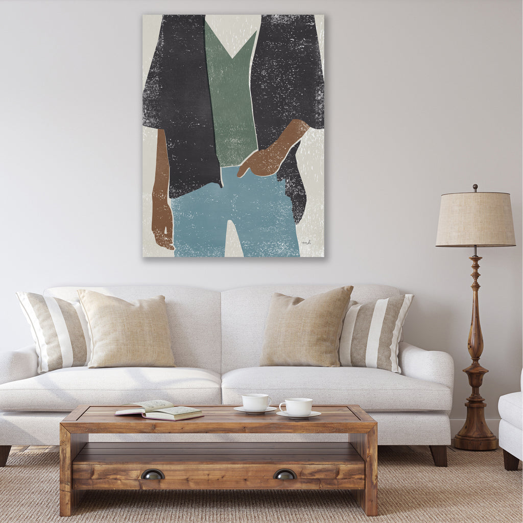 Casual I Crop - Gallery Wrapped Canvas