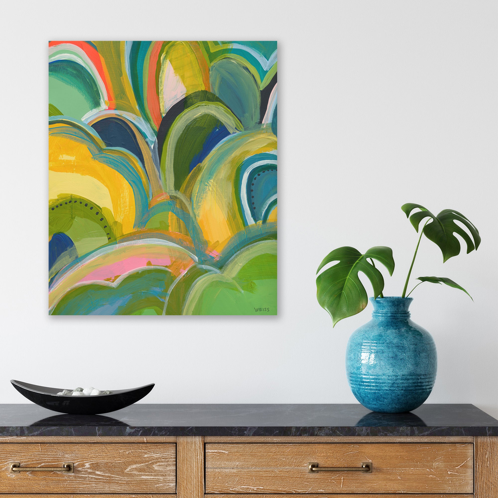 Vivid Reflections Break On Through - Gallery Wrapped Canvas