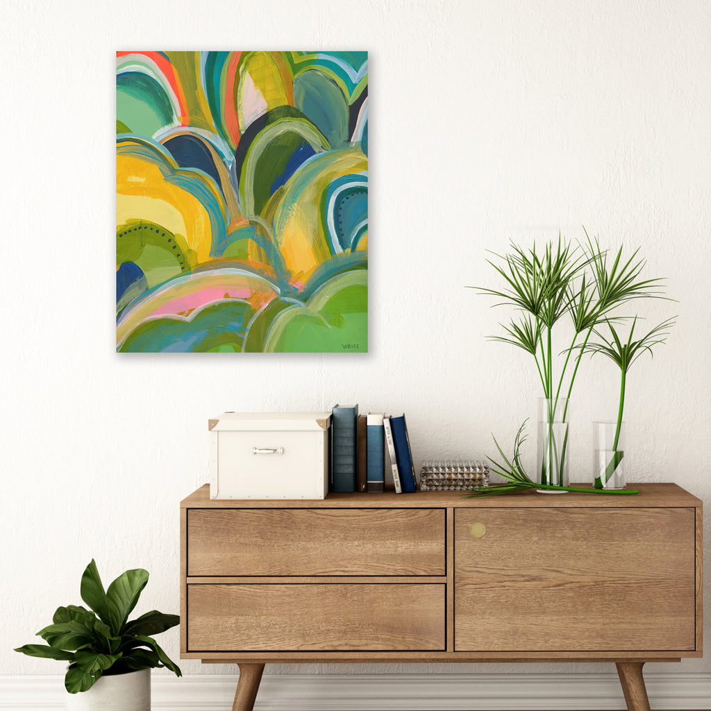 Vivid Reflections Break On Through - Gallery Wrapped Canvas