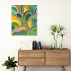 Vivid Reflections Break On Through - Gallery Wrapped Canvas