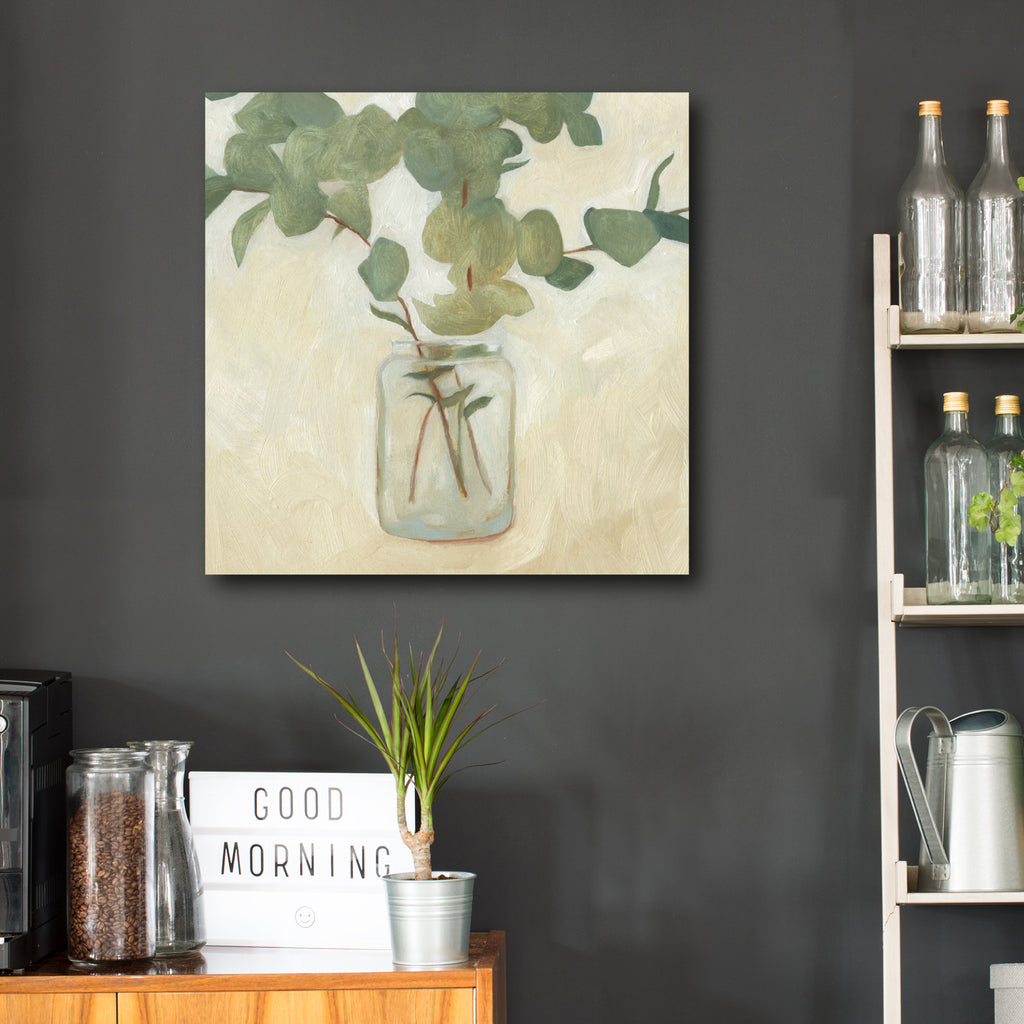 Greenery Still Life II - Gallery Wrapped Canvas