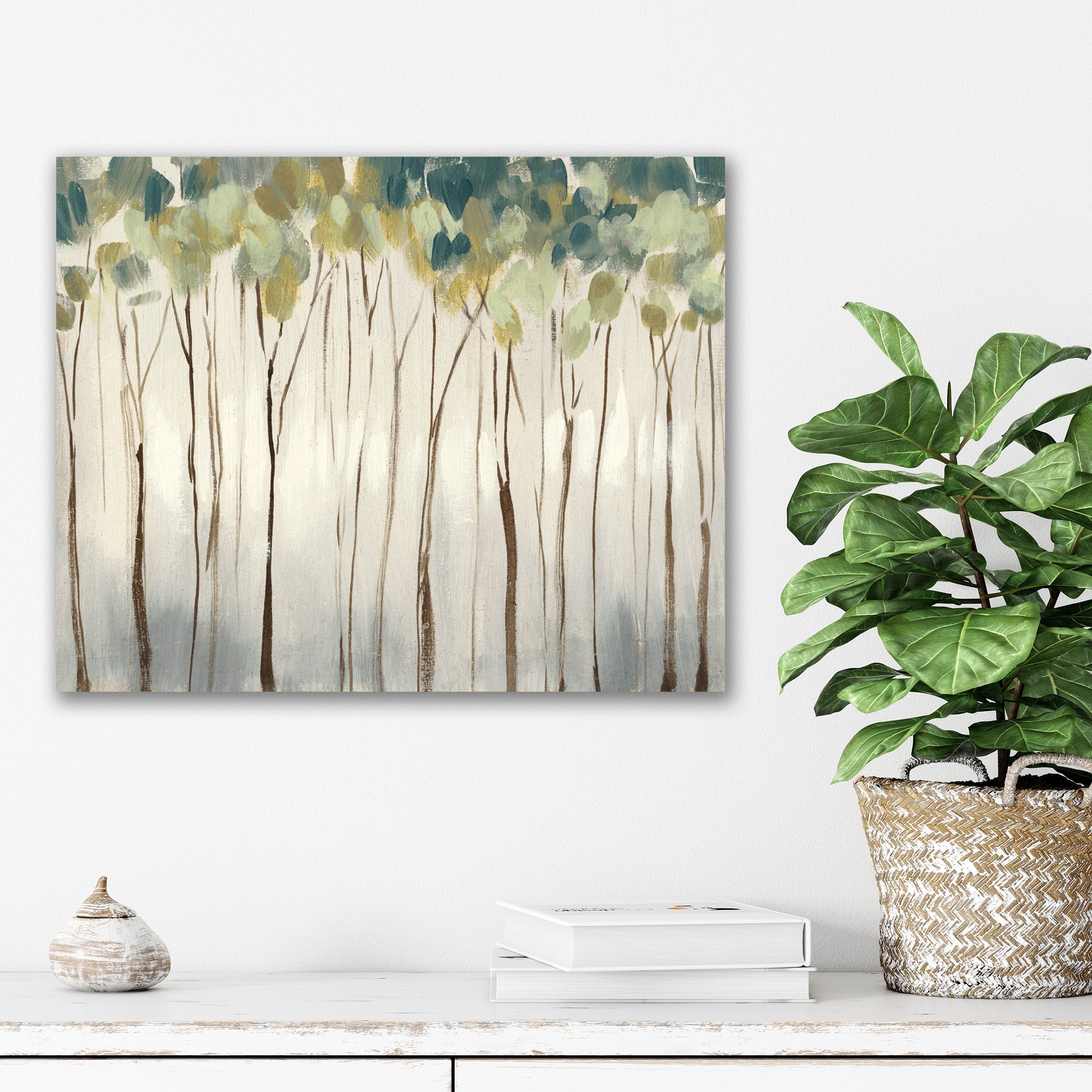 Neutral Forest - Gallery Wrapped Canvas