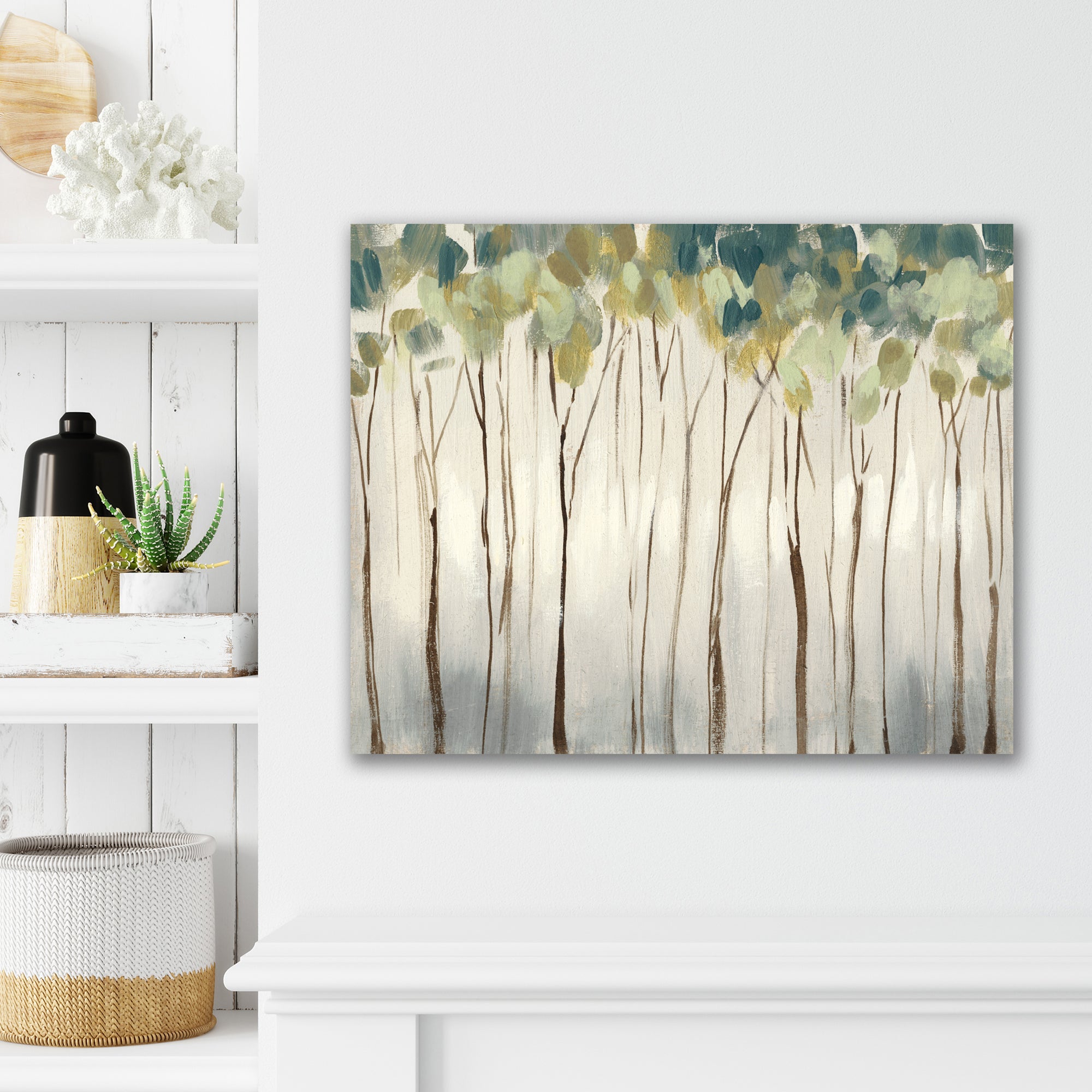 Neutral Forest - Gallery Wrapped Canvas