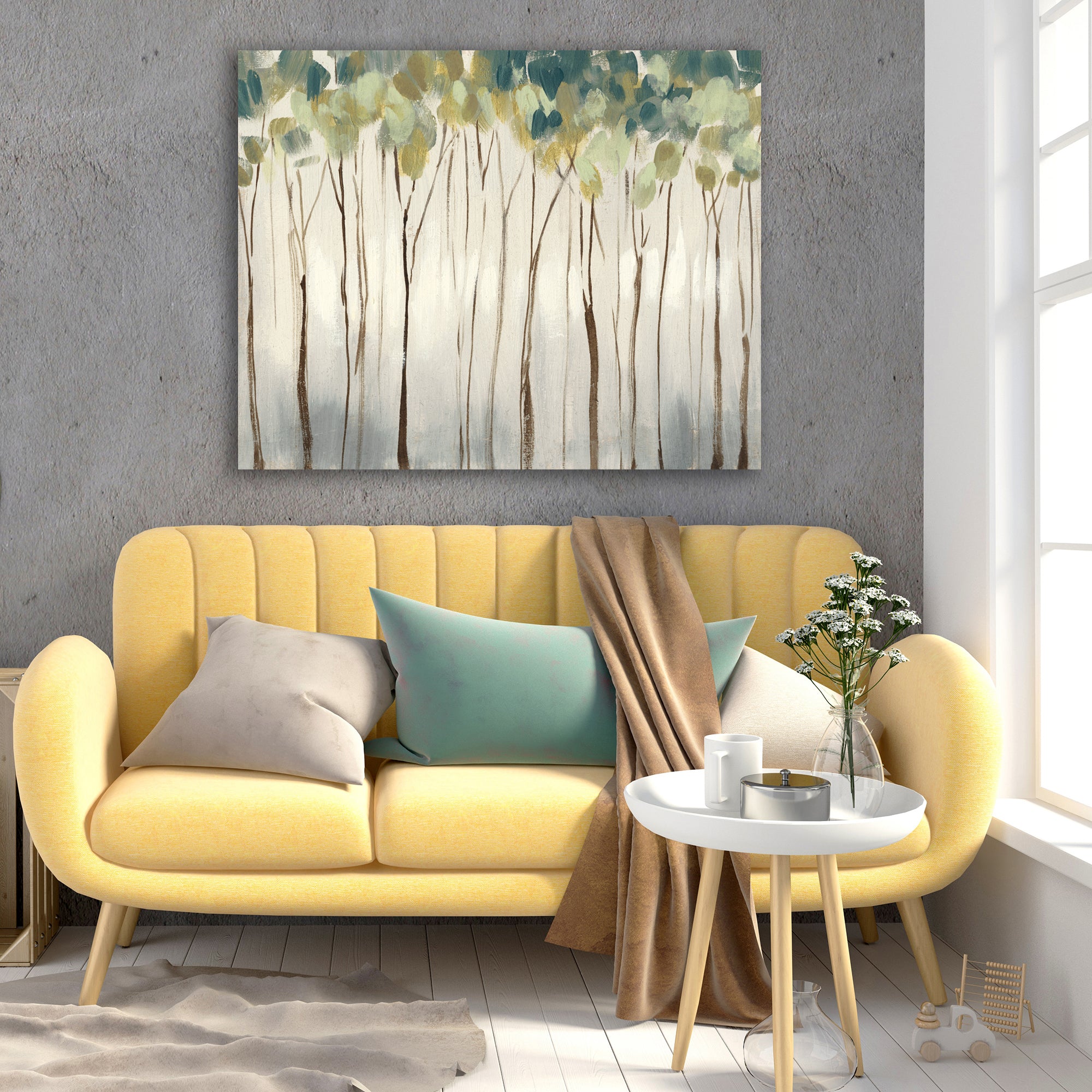 Neutral Forest - Gallery Wrapped Canvas