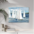 Ocean Regatta II Gallery-Wrapped Canvas Wall Art