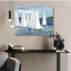 Ocean Regatta II Gallery-Wrapped Canvas Wall Art