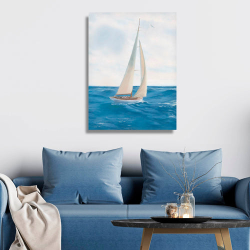 A Day at Sea I - Gallery-Wrapped Canvas Wall Art