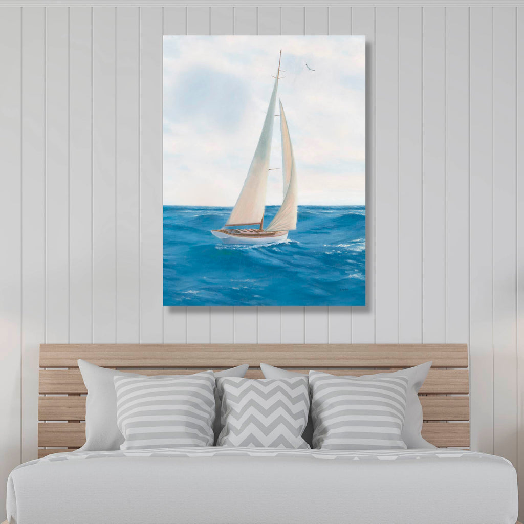 A Day at Sea I - Gallery-Wrapped Canvas Wall Art
