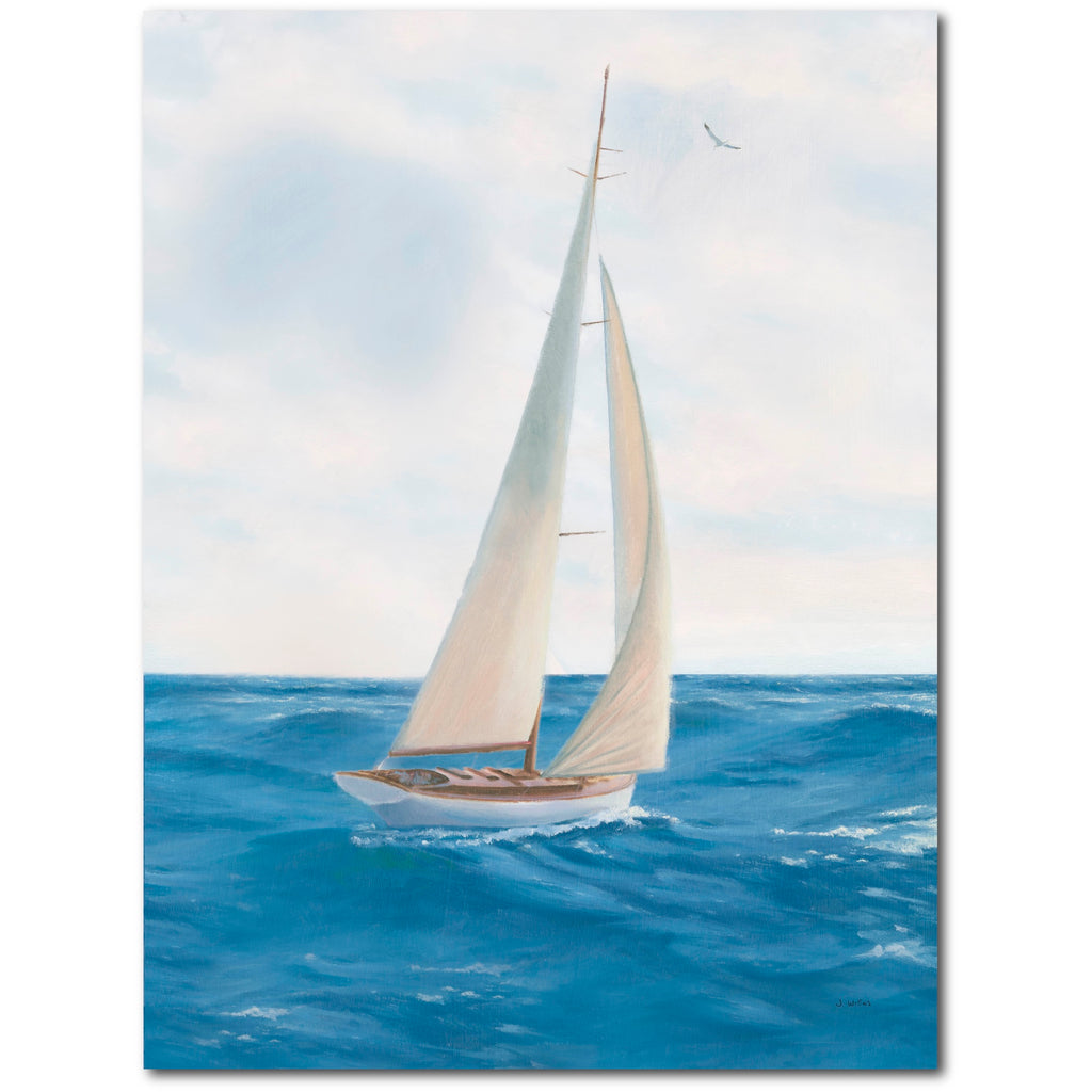 A Day at Sea I - Gallery-Wrapped Canvas Wall Art
