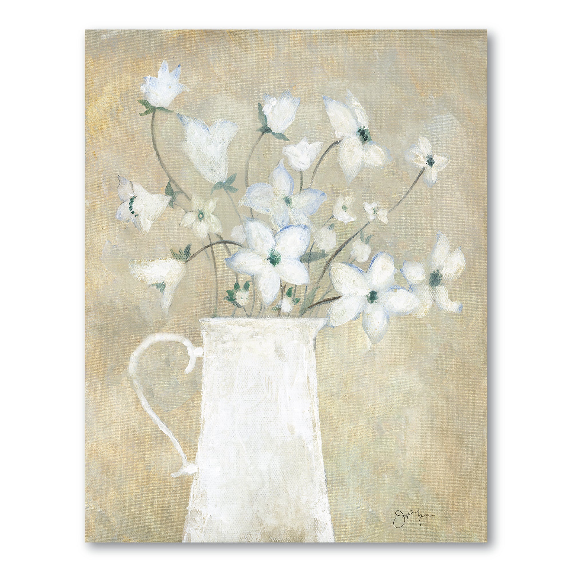 Blushing Magnolia I Gallery-Wrapped Canvas Wall Art