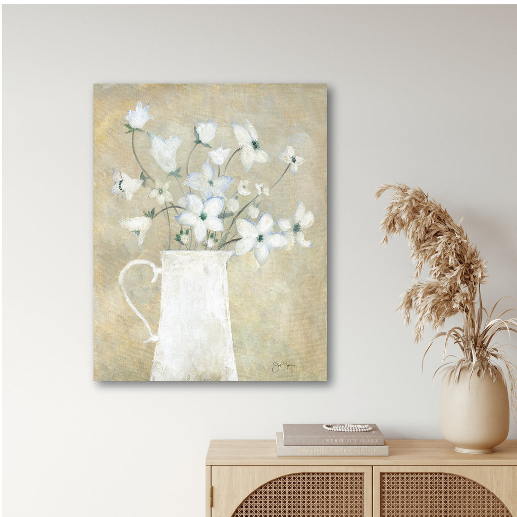 Blushing Magnolia I Gallery-Wrapped Canvas Wall Art