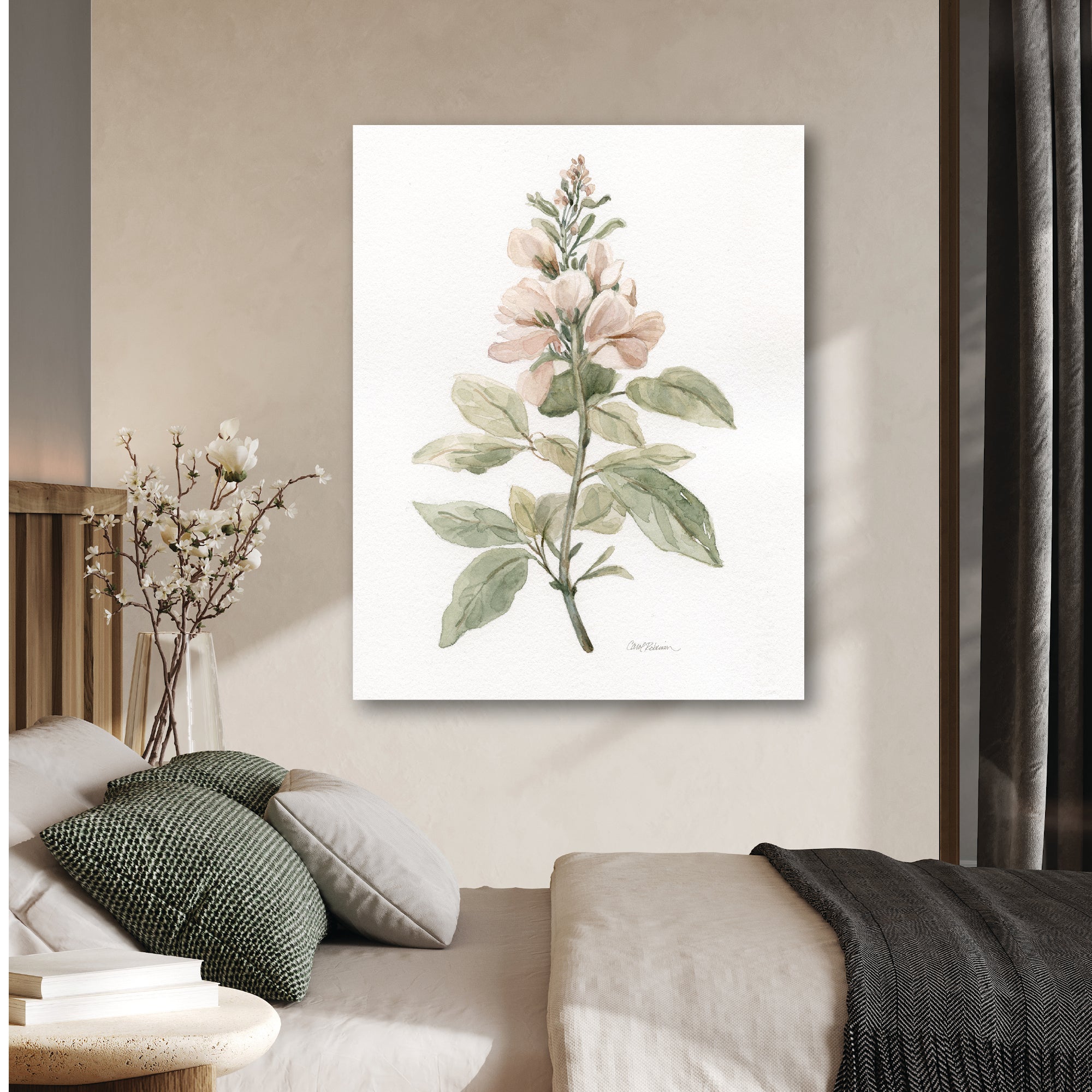 Antique Botanical III Gallery-Wrapped Canvas Wall Art
